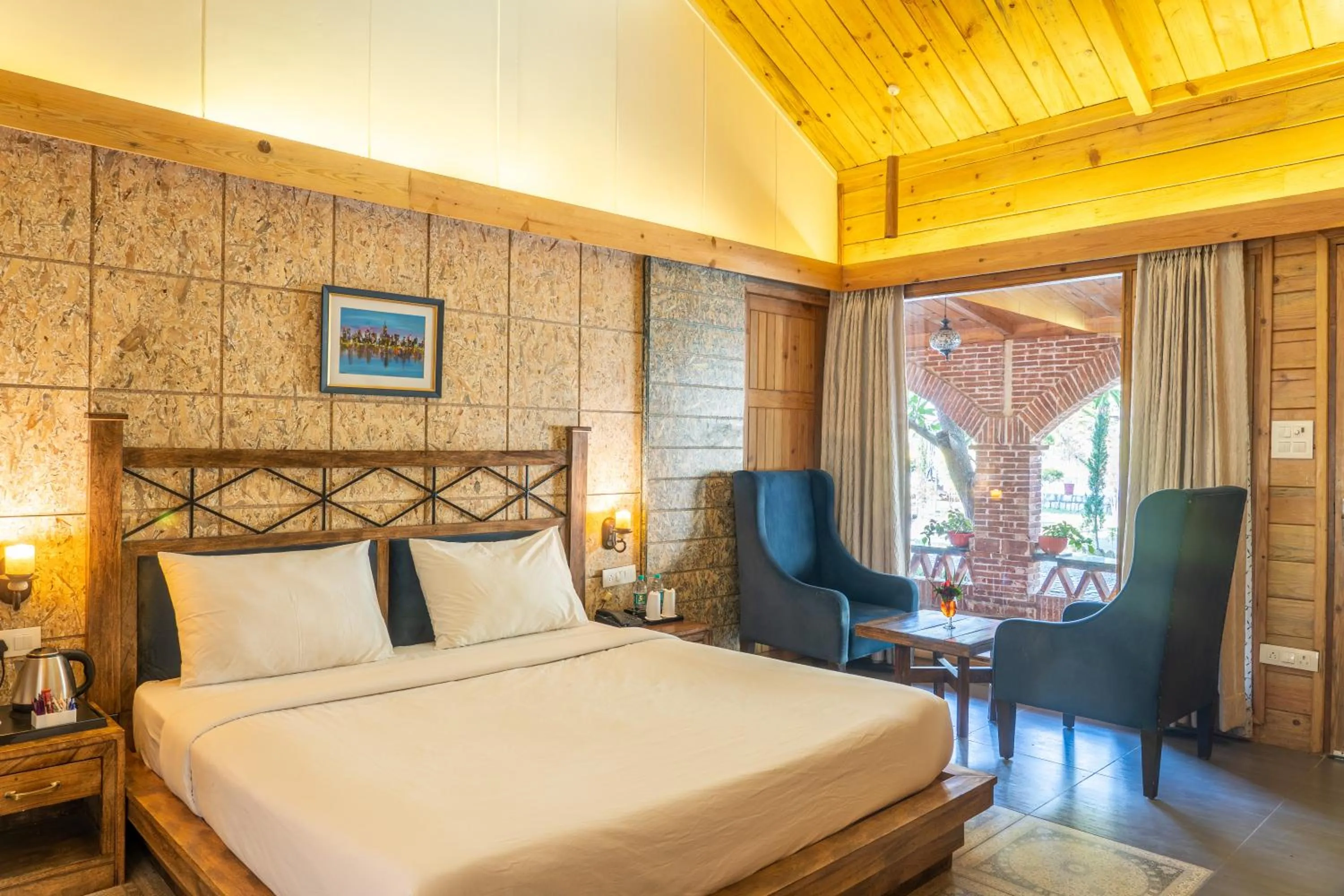 Bed in The Sylvan Retreat