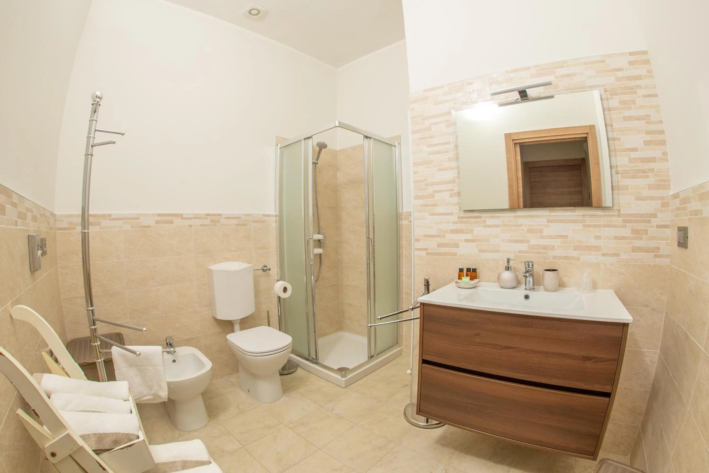 Shower in B&B da Laura e Aldo