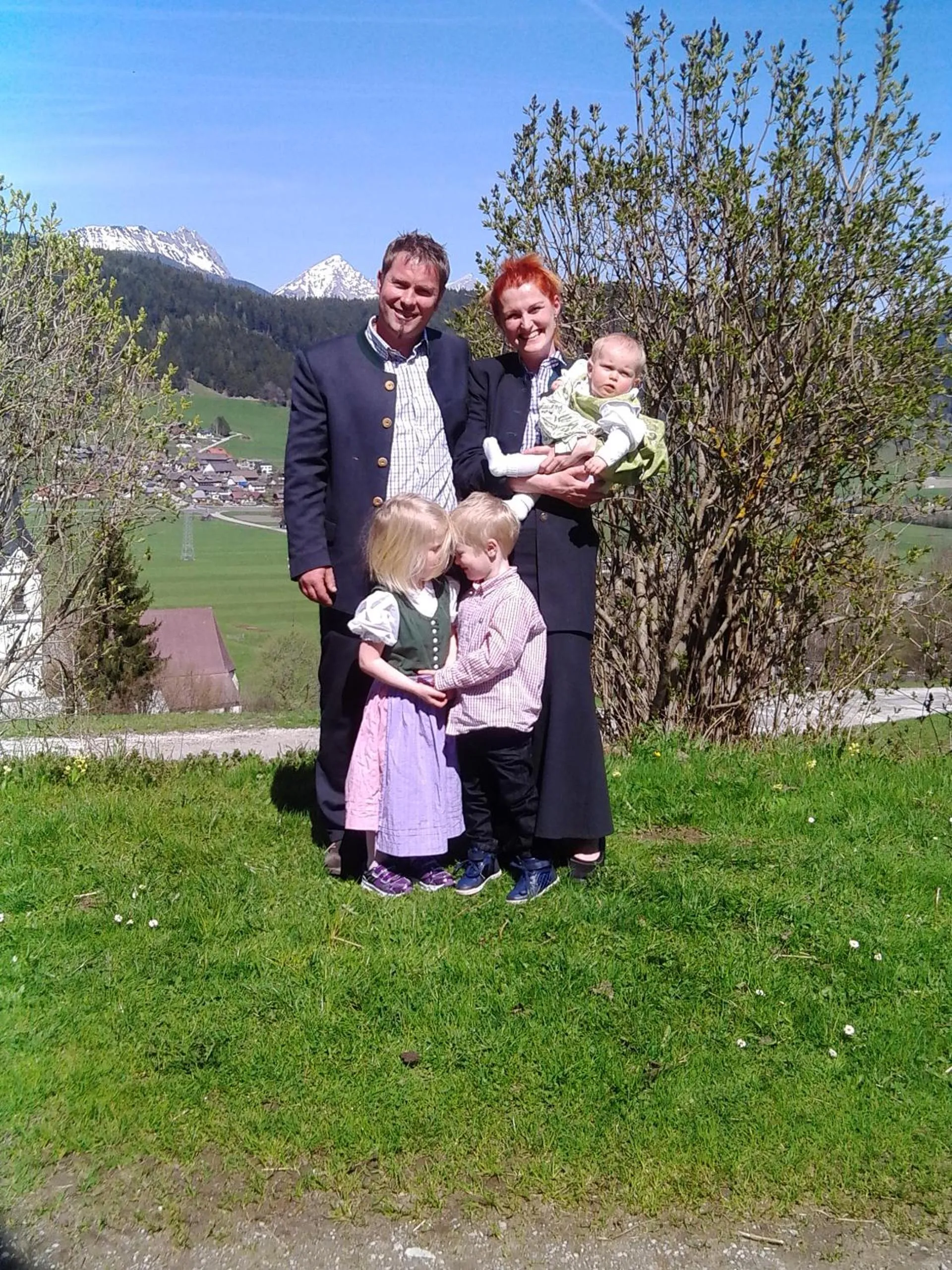 Family in ARCHE Hof Öbristhof