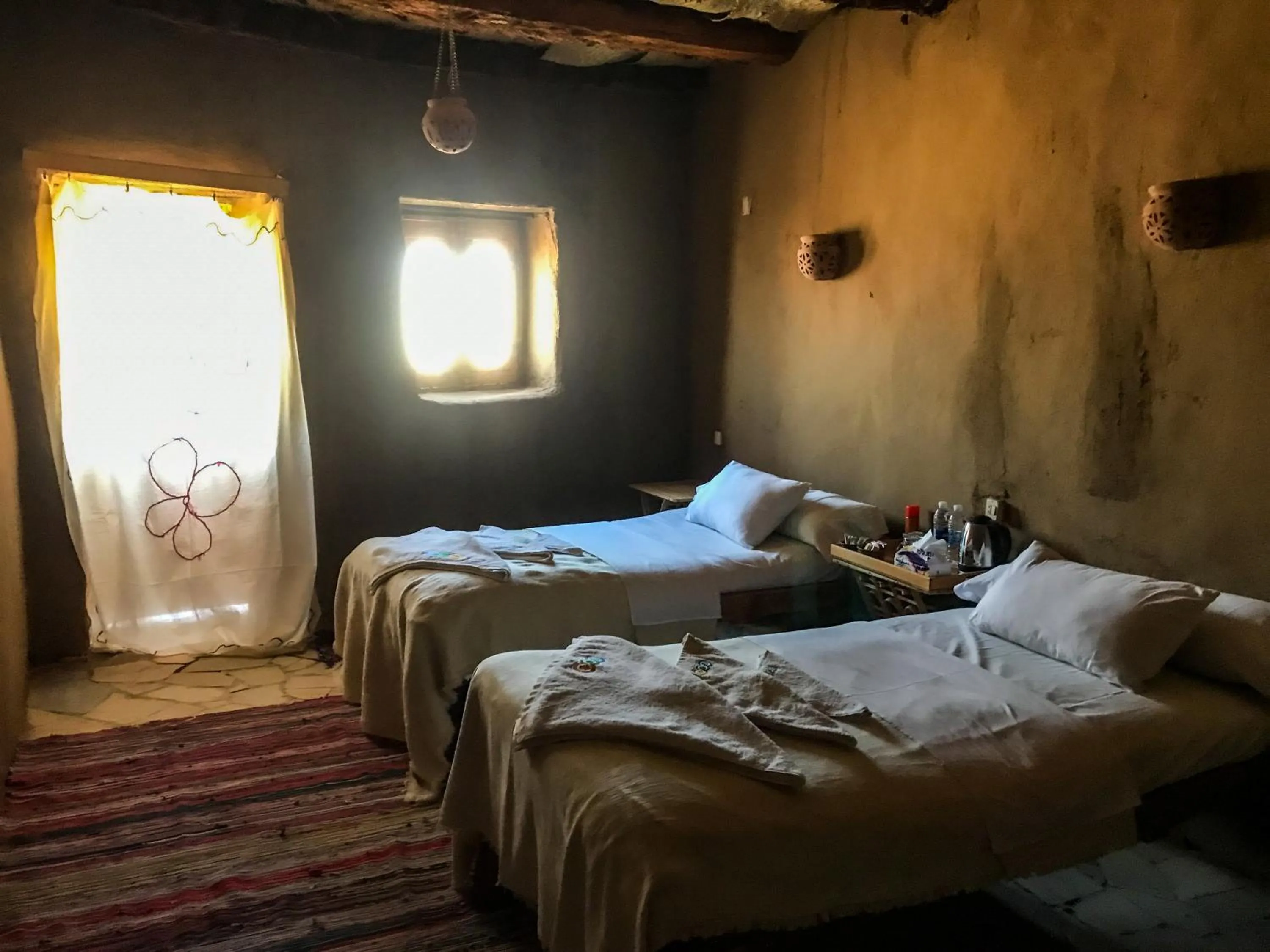 Balcony/Terrace, Bed in Eco Nubia