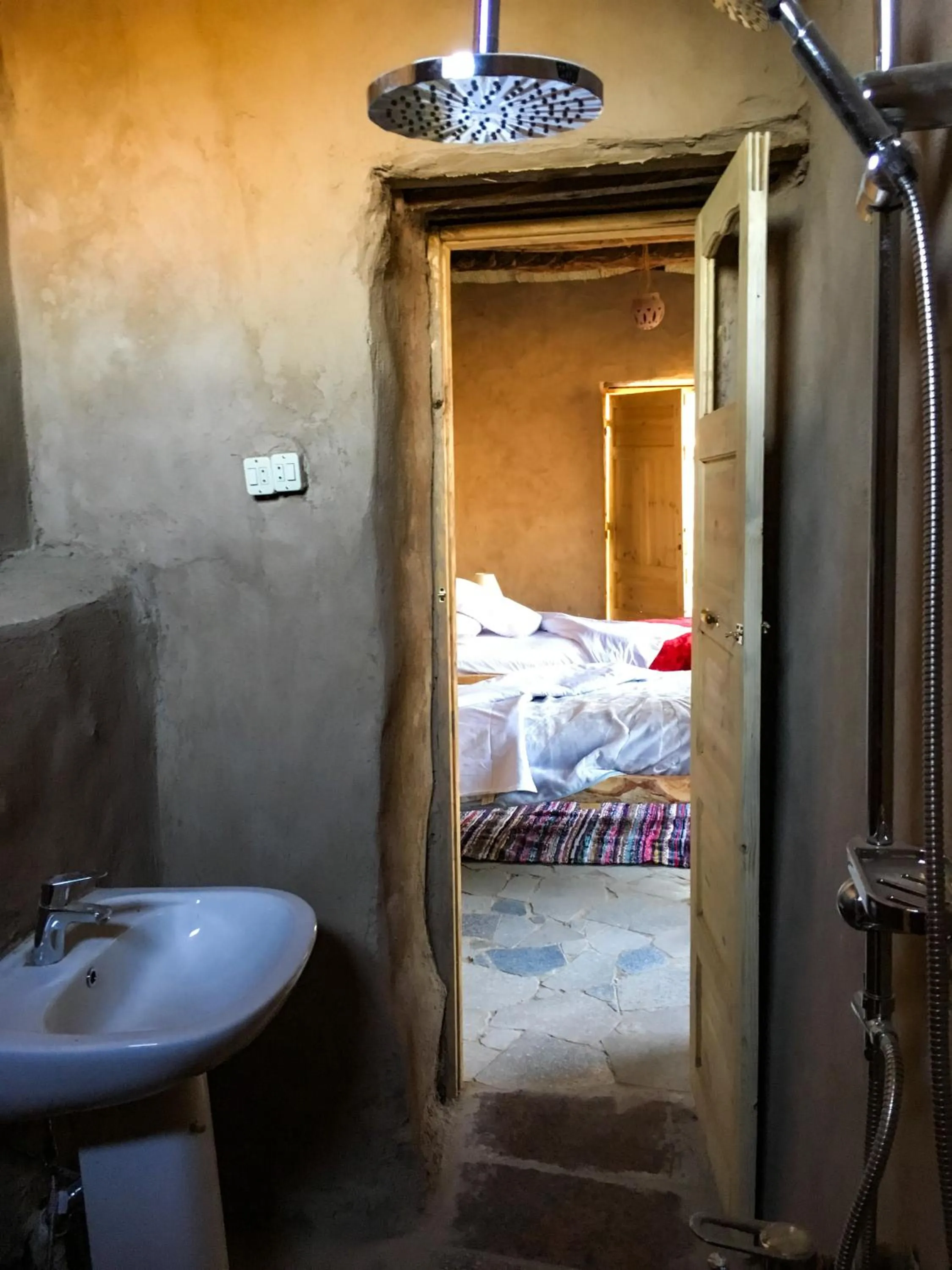 Bathroom, Bed in Eco Nubia
