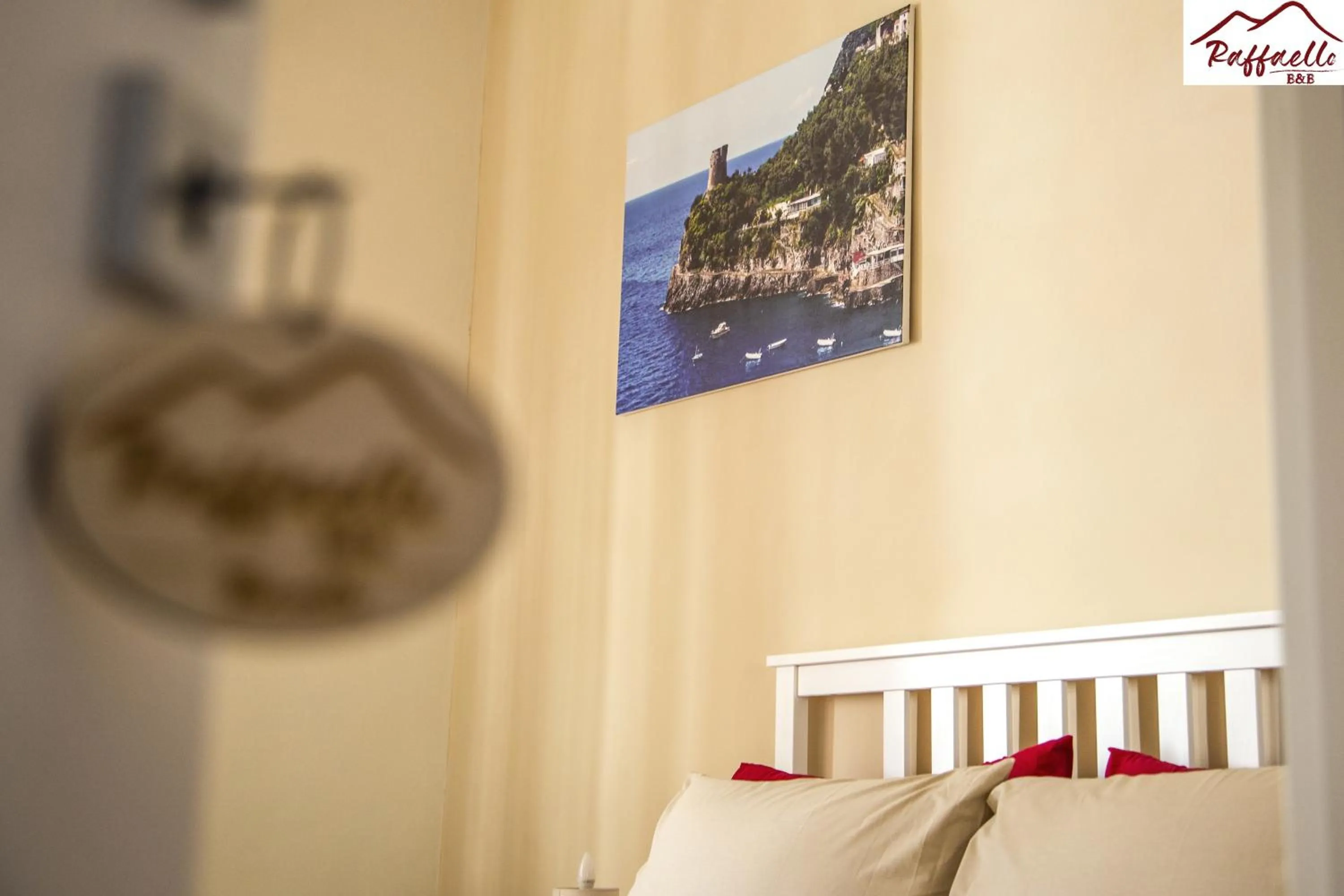 Decorative detail, Bed in B & B Raffaello