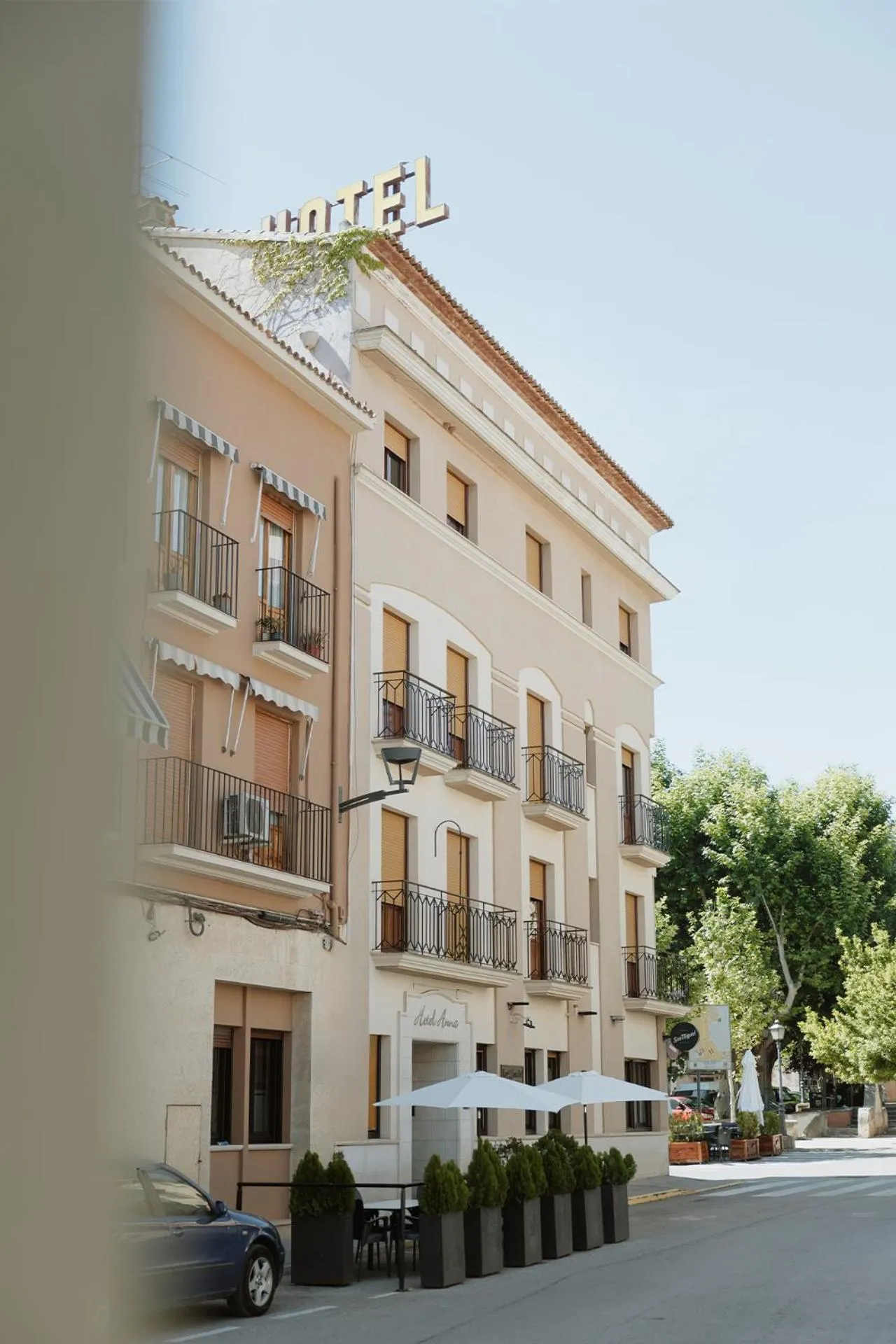 Property building in Hotel Anna