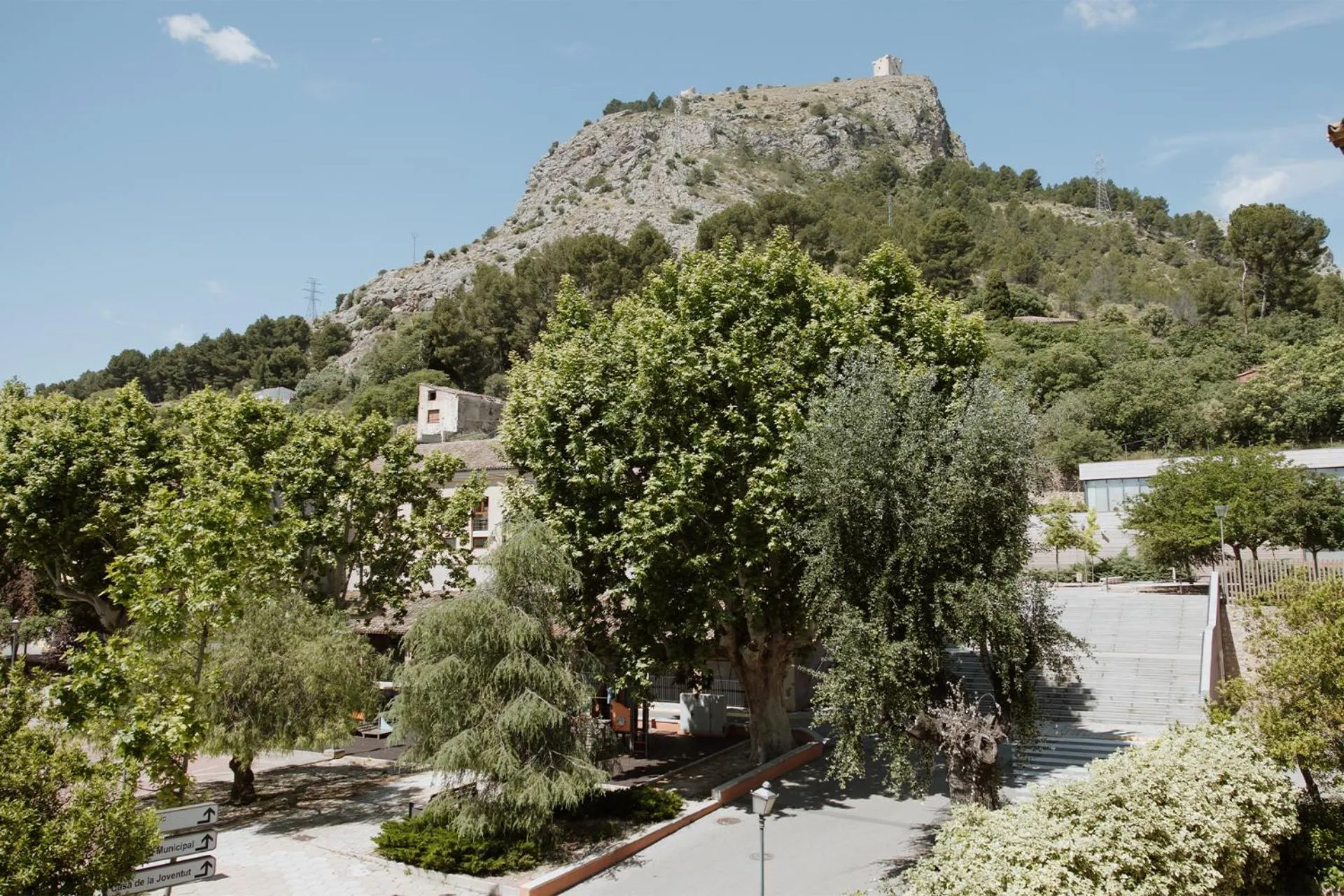 Garden view in Hotel Anna