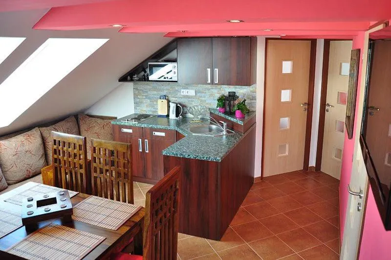 Two-Bedroom Apartment with Balcony in Penzion Farma