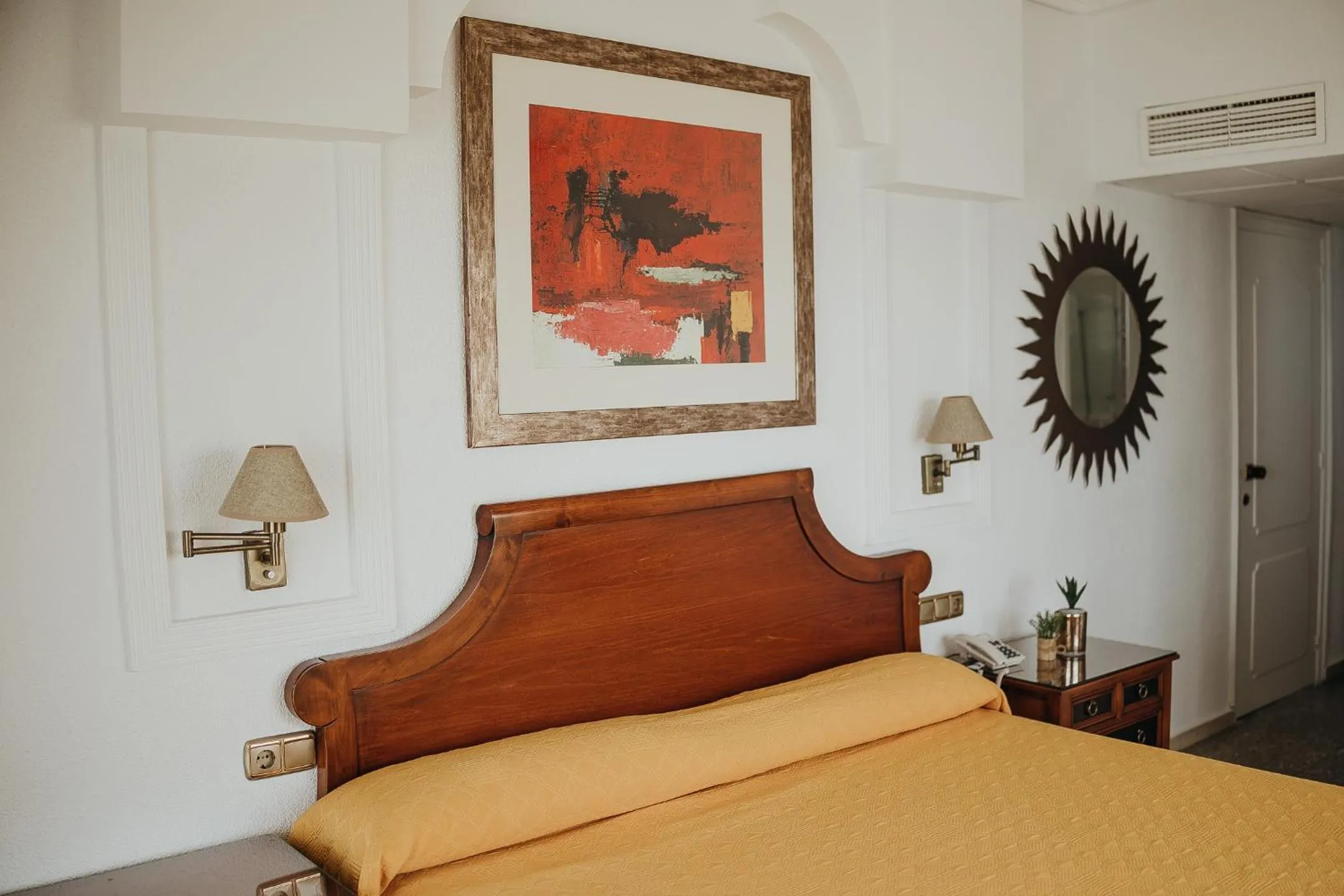 Bed in Hotel Polamar