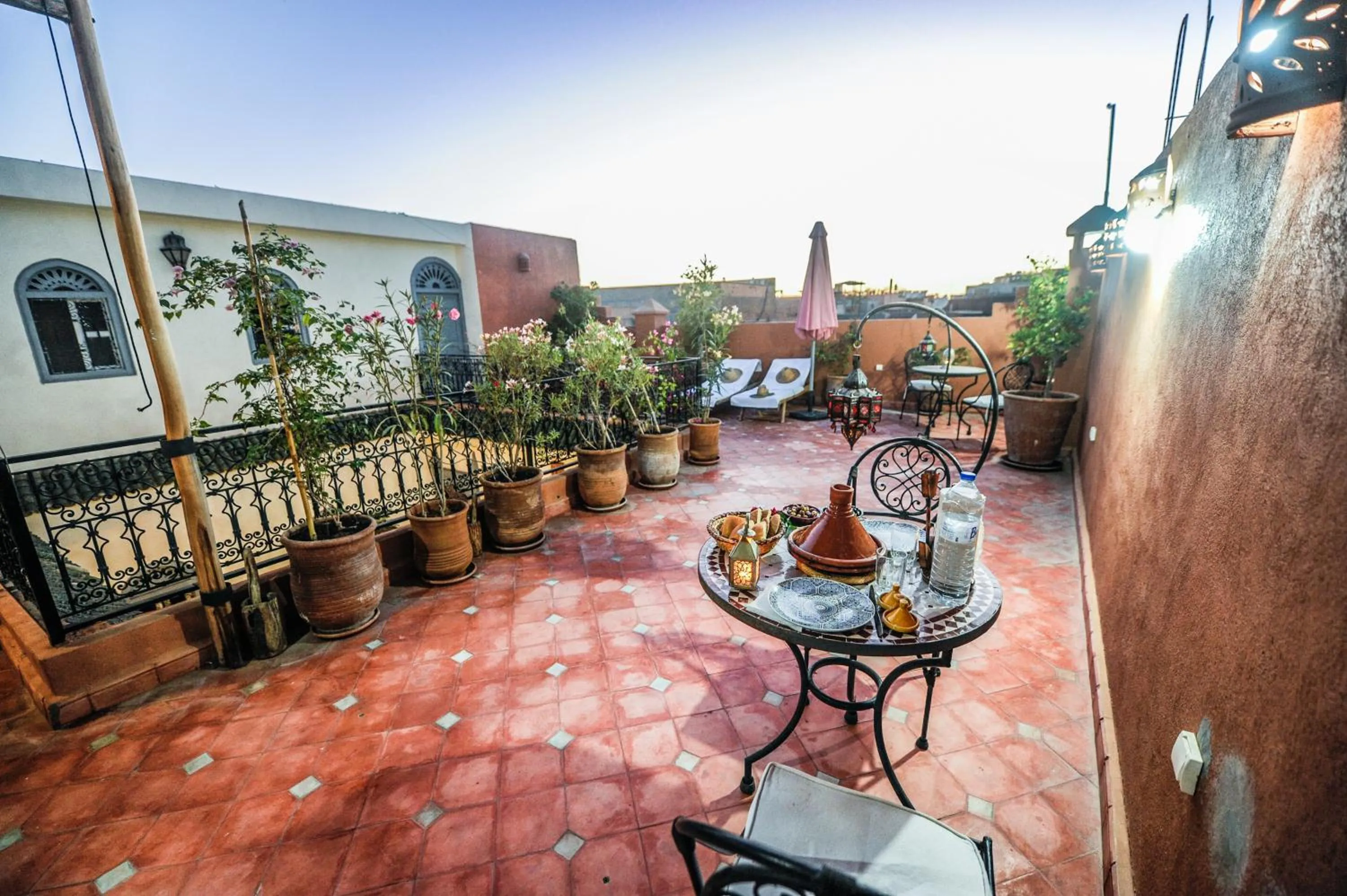 Balcony/Terrace in Riad Milouda