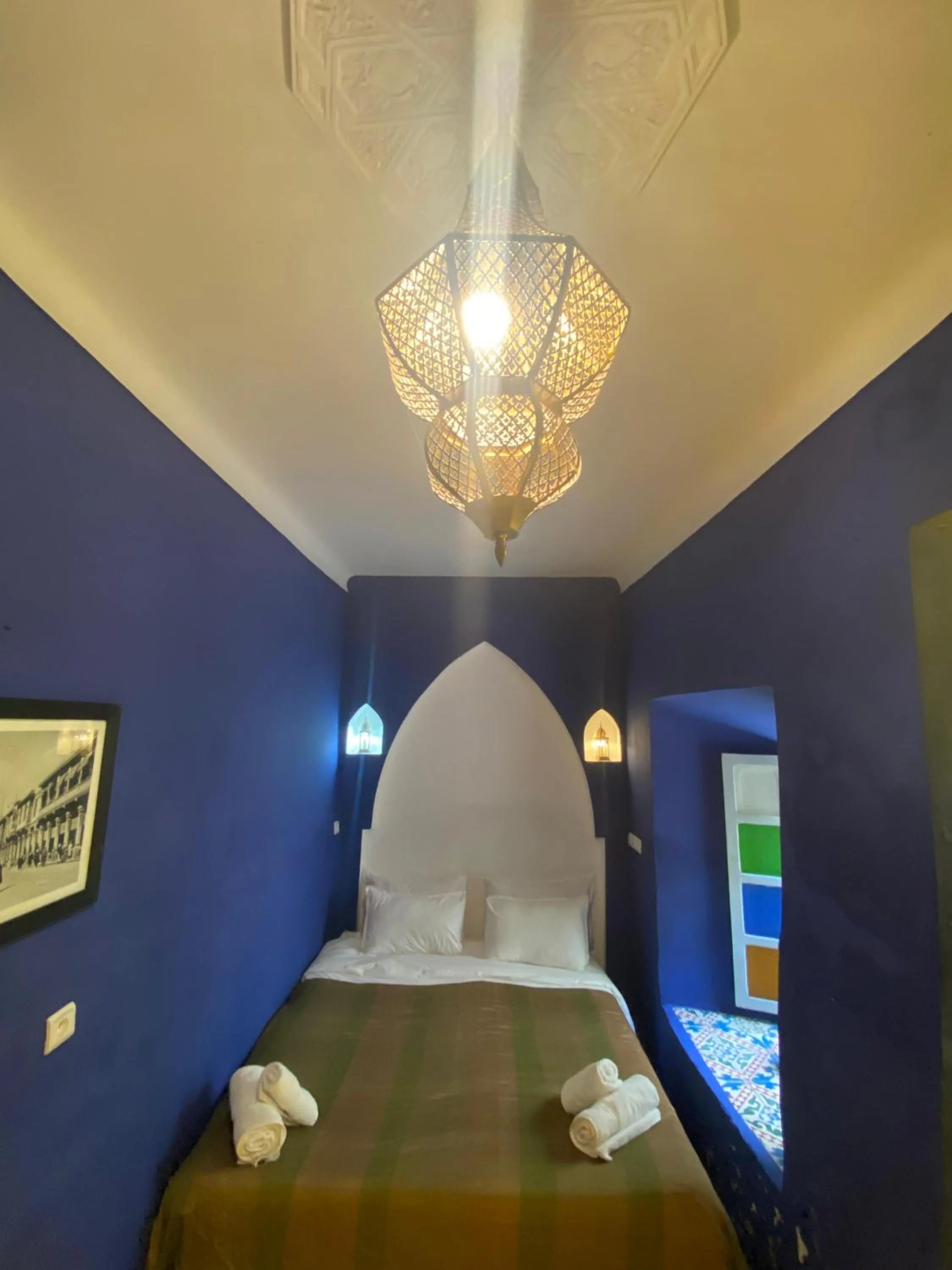 Bed in Riad Milouda