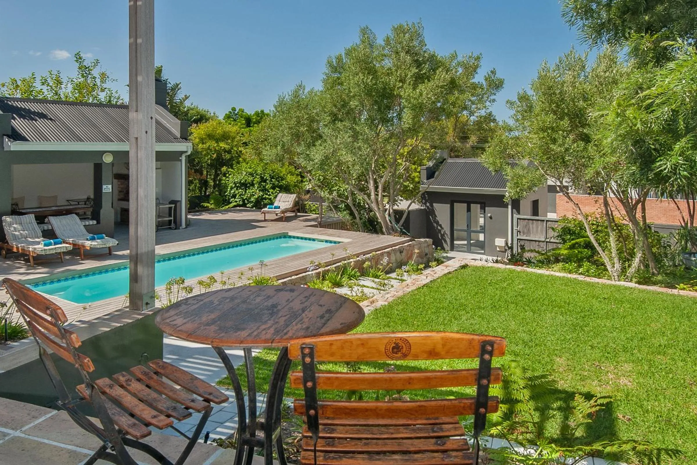 Garden view in Villa Blu Guesthouse
