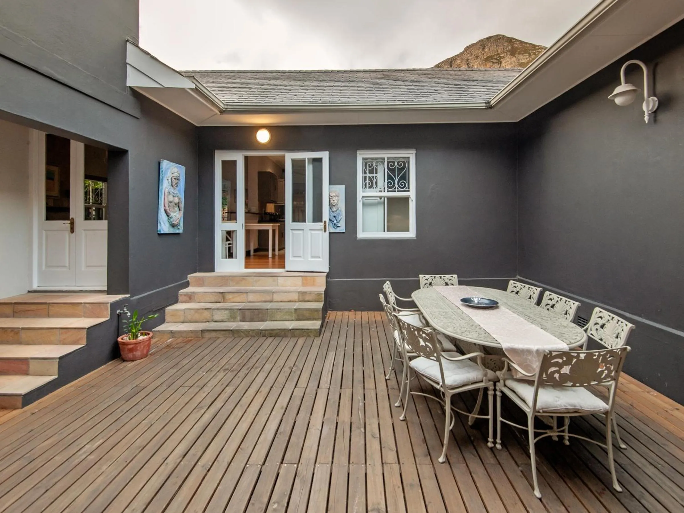 Patio in Villa Blu Guesthouse