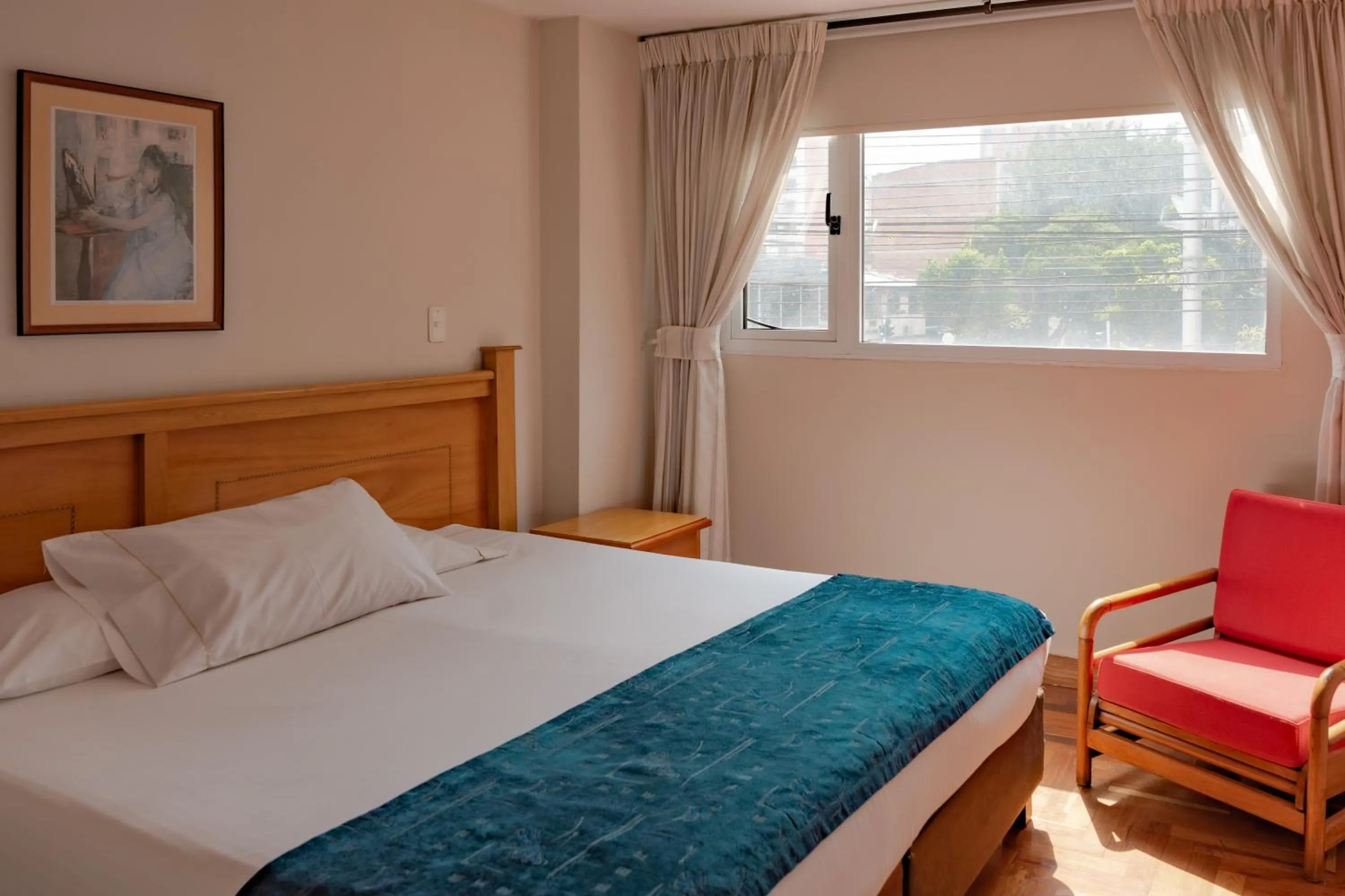 hair dryier, Bed in Hotel San Pedro del Fuerte