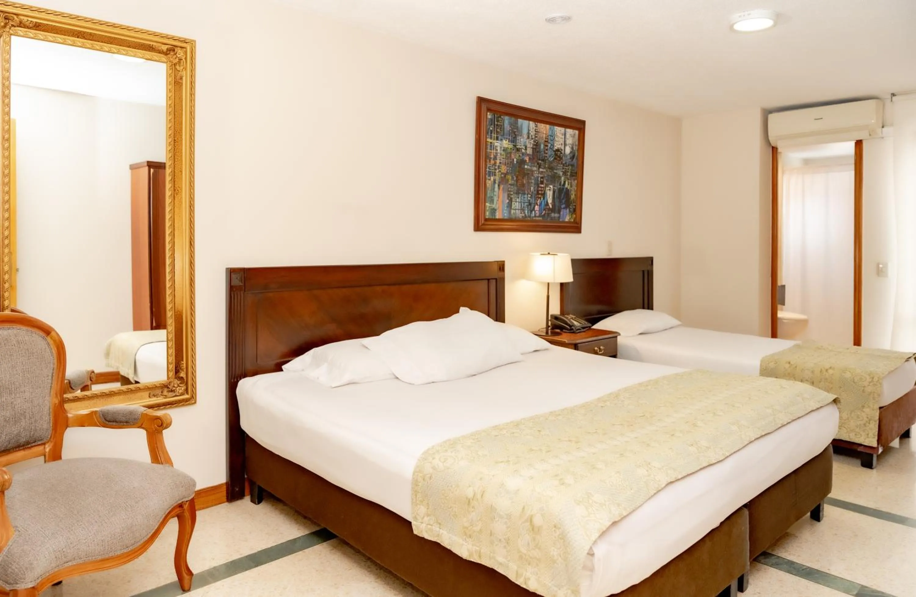 kitchen, Bed in Hotel San Pedro del Fuerte