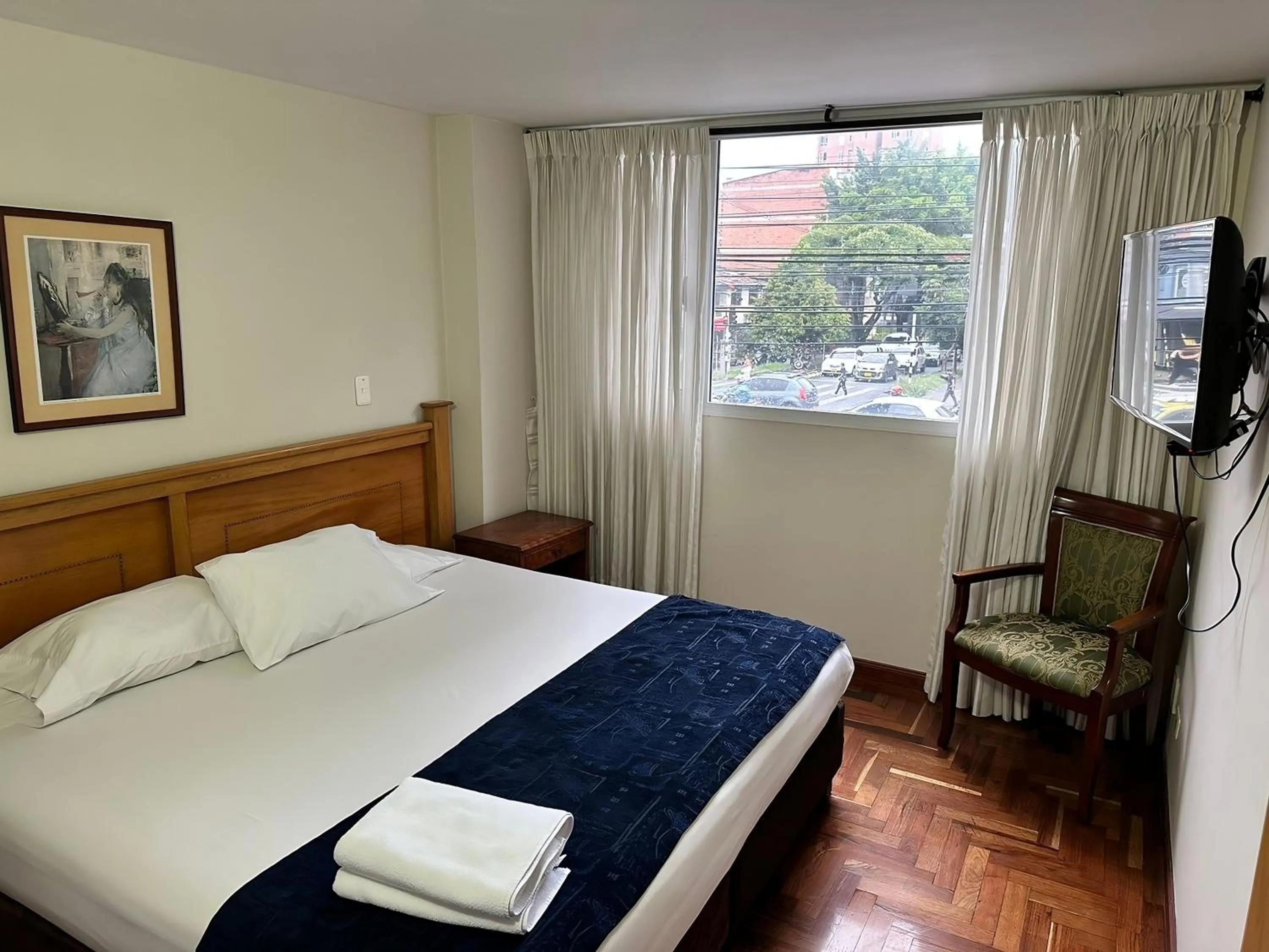 Bed in Hotel San Pedro del Fuerte