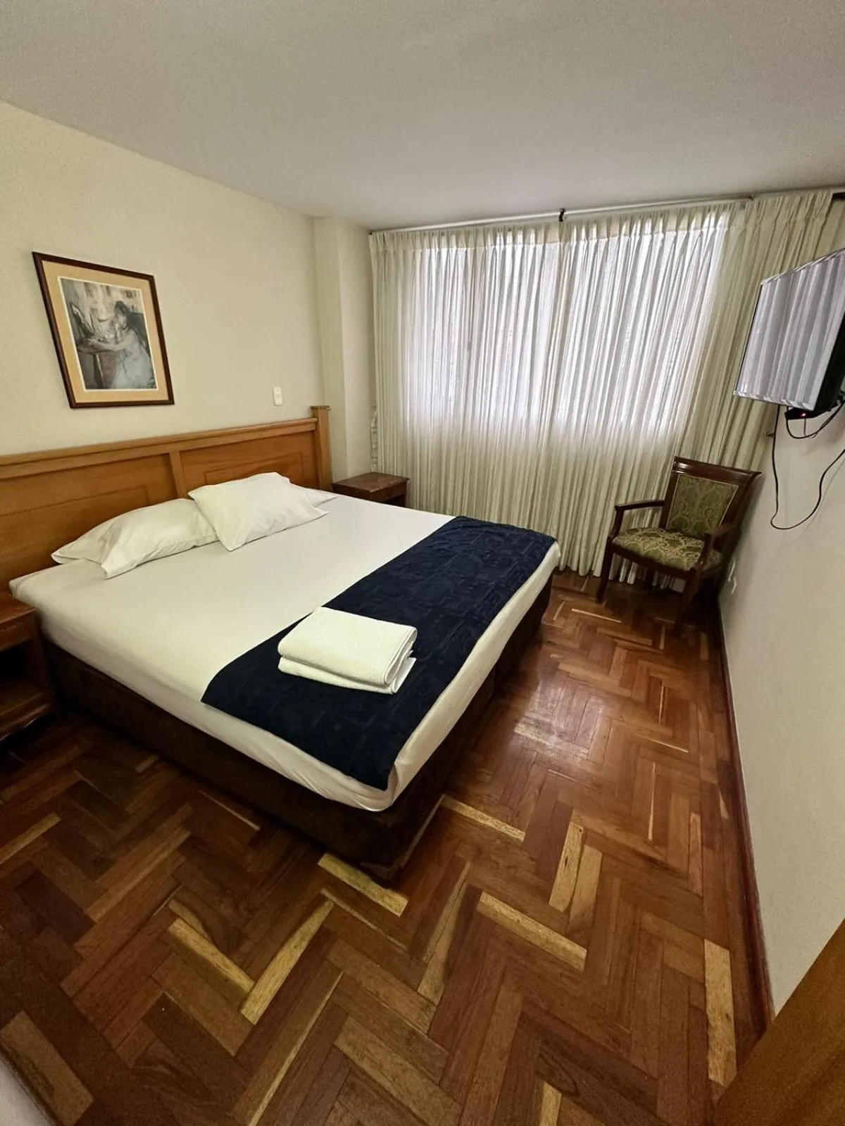 Bed in Hotel San Pedro del Fuerte