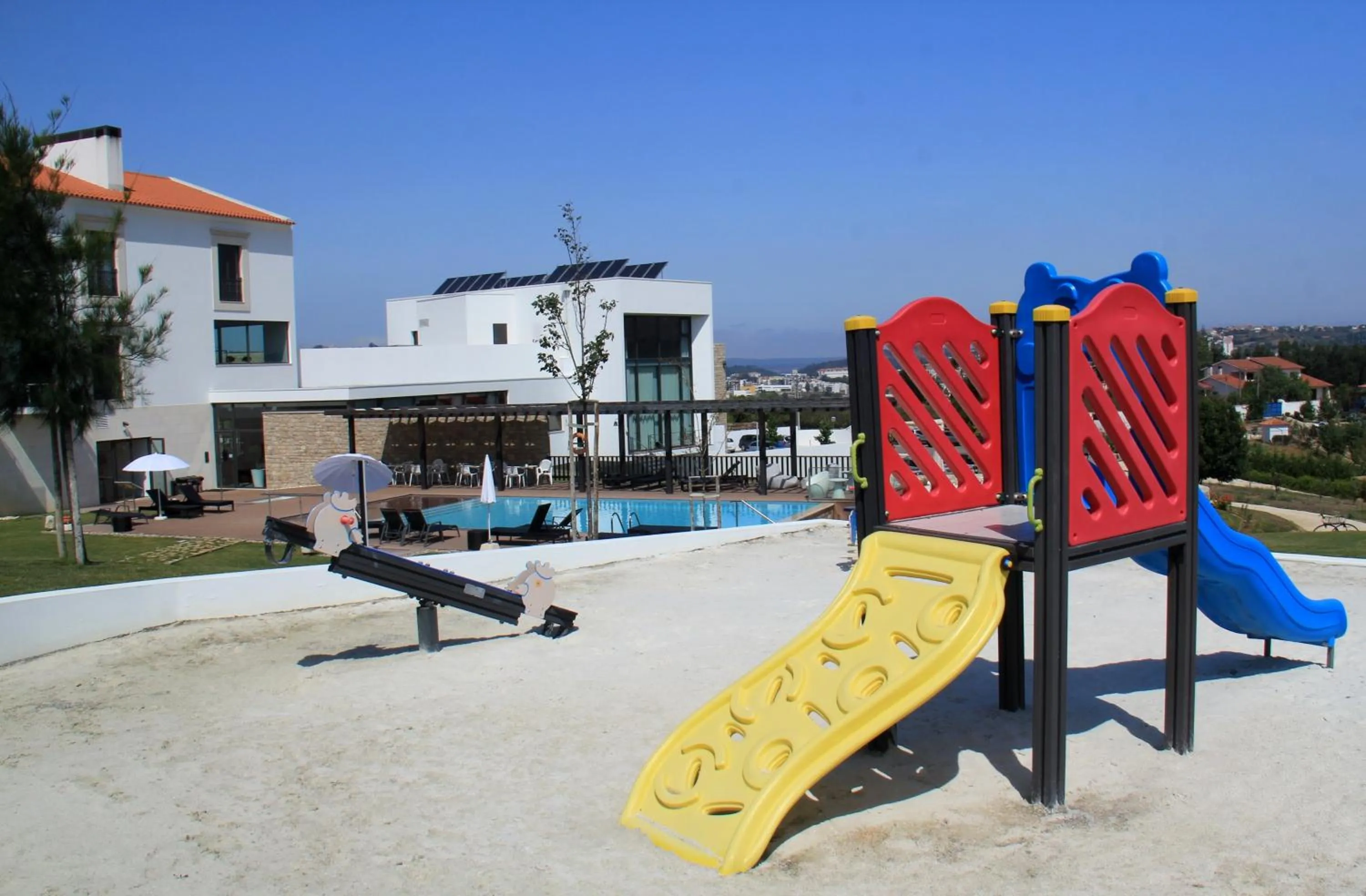 Children play ground in Real Abadia, Congress & Spa Hotel