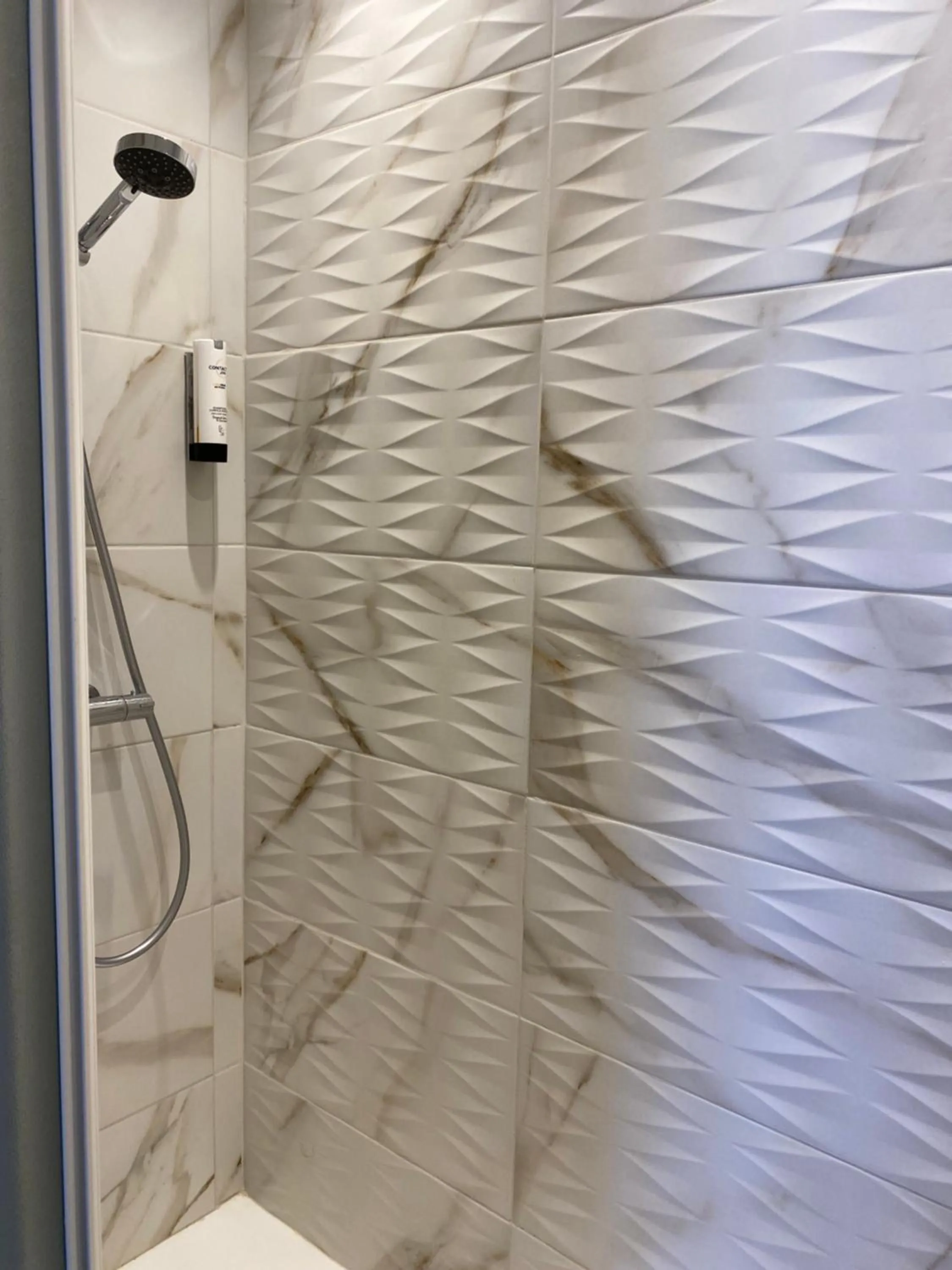 Shower in Logis Hôtel Le Glacier