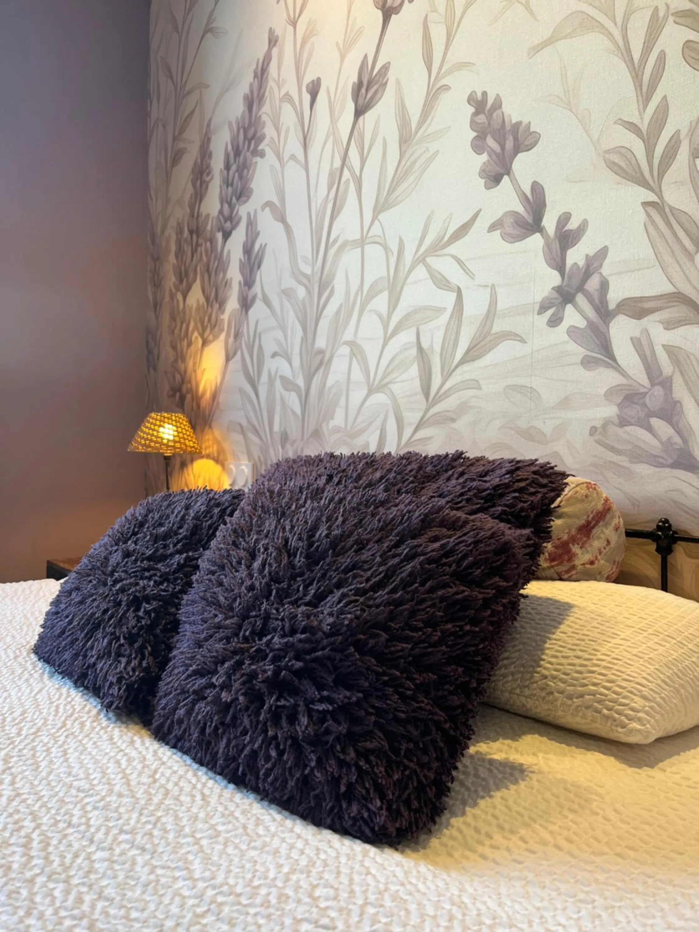 Decorative detail, Bed in Logis Hôtel Le Glacier