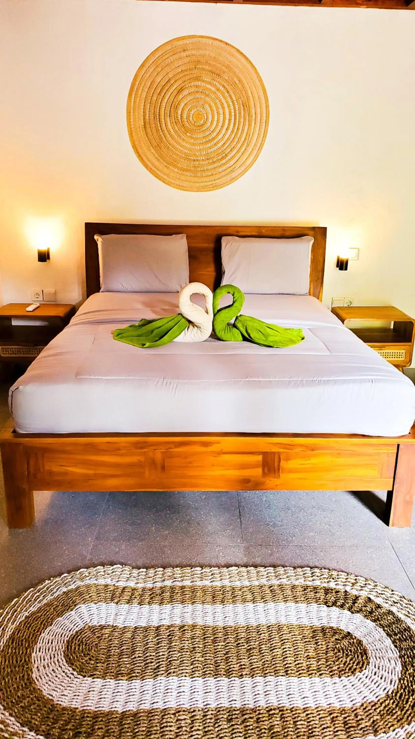 Bed in Majango Bungalows