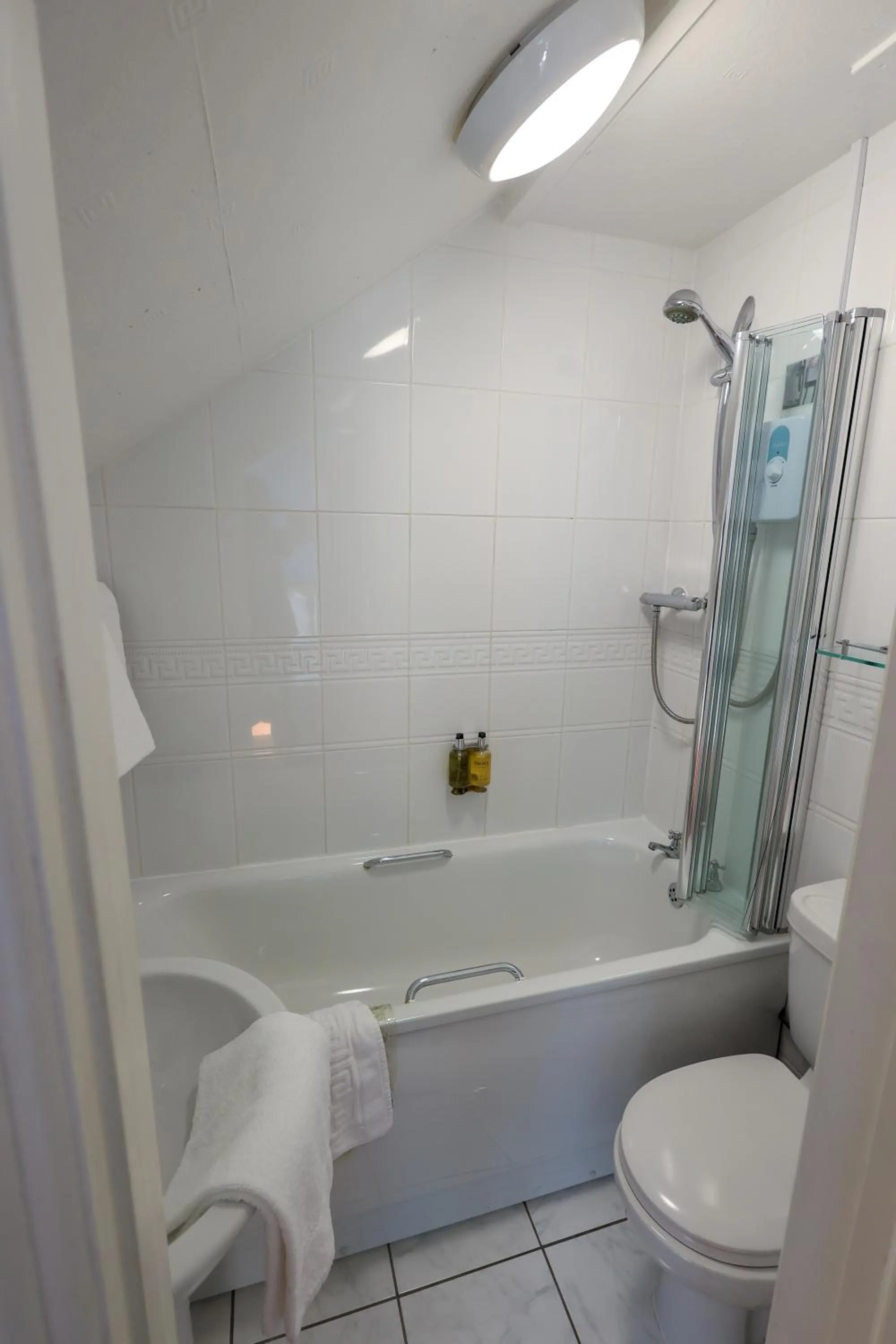 Shower in Manor Hotel