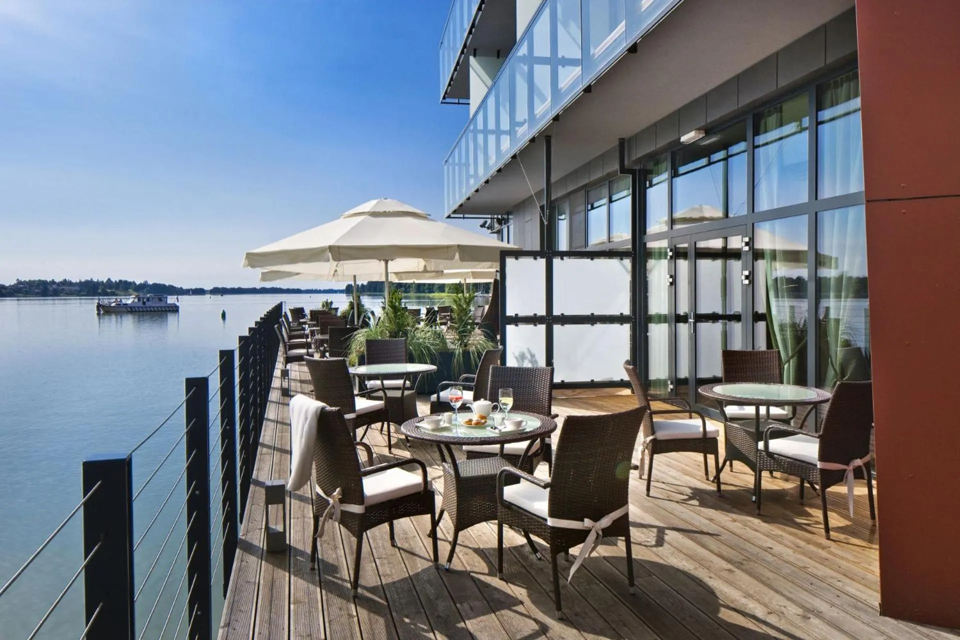Balcony/Terrace in Hotel Mikołajki Leisure & SPA - Destigo Hotels