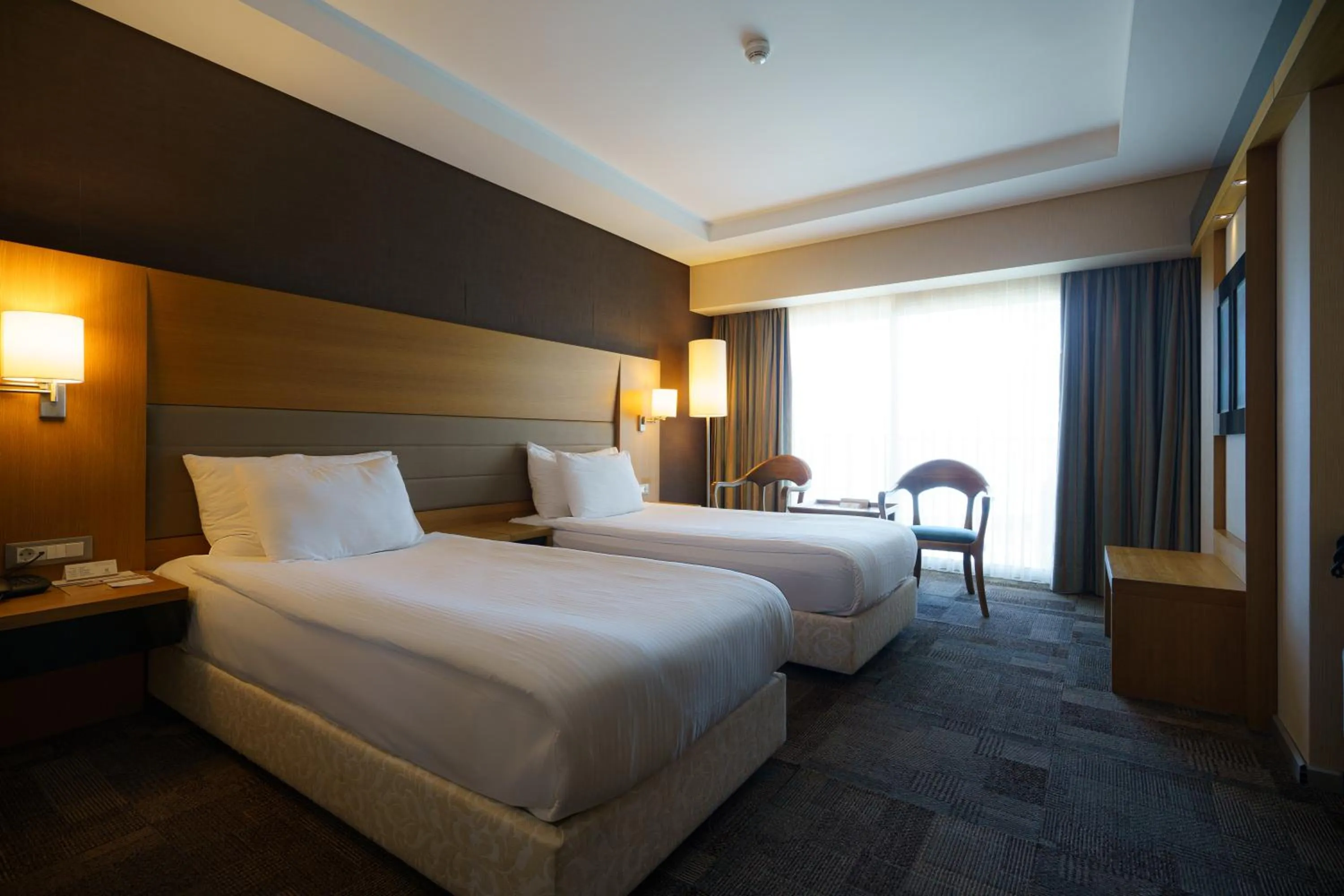 Bed in Boyalik Beach Hotel & Spa Cesme