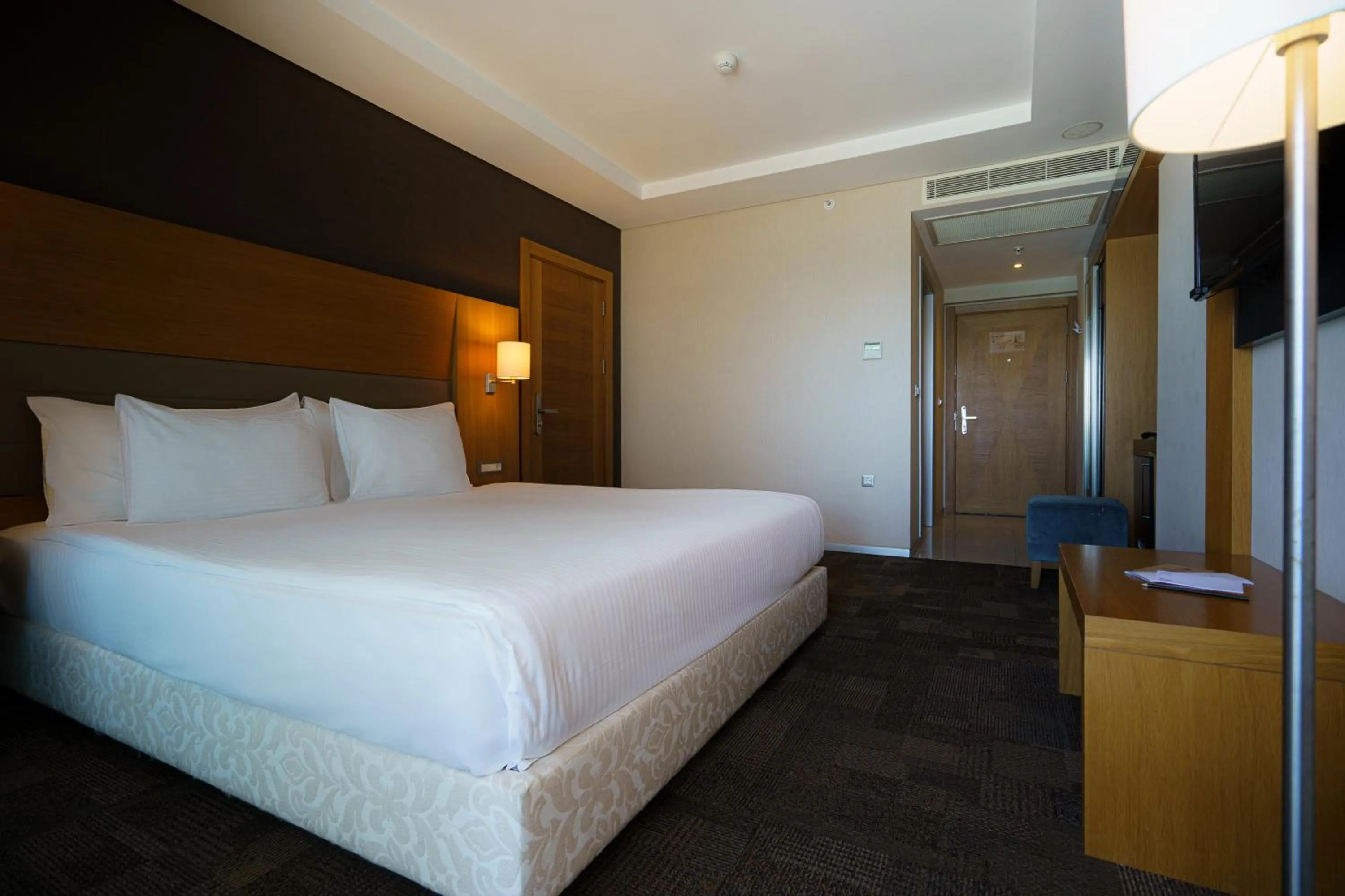 Bed in Boyalik Beach Hotel & Spa Cesme