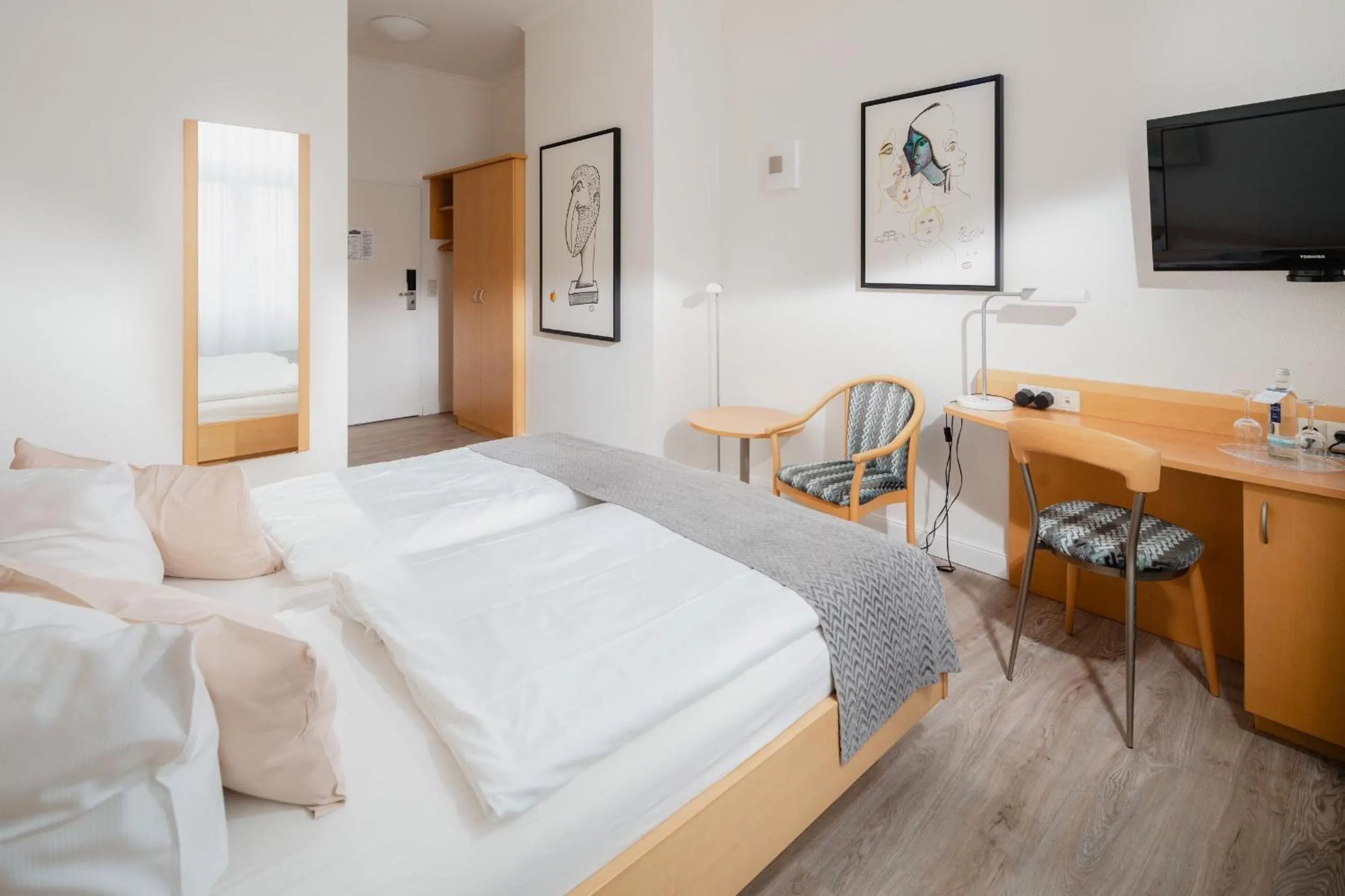 Bed in Hotel Künstlerhaus