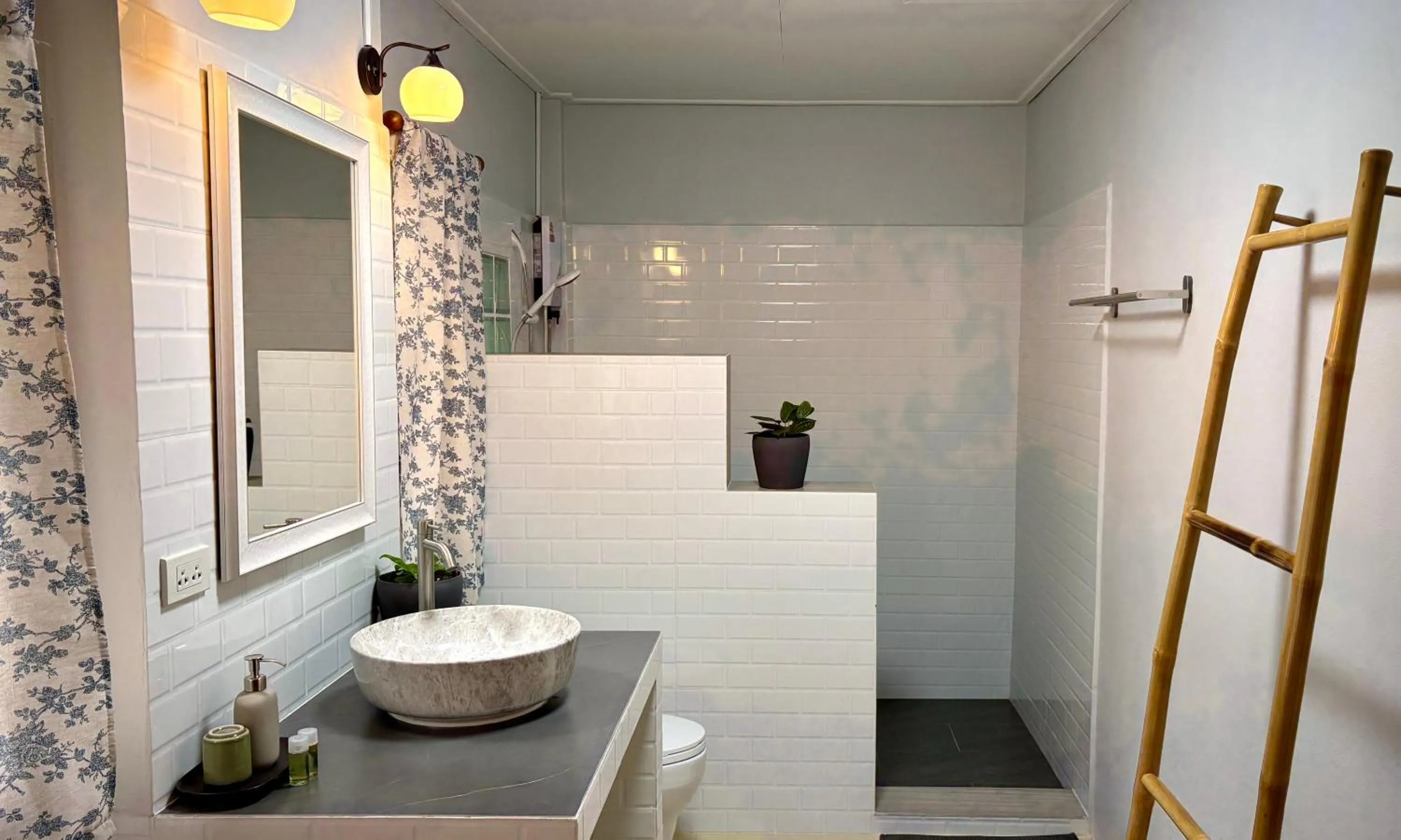 Shower in Namaste resort