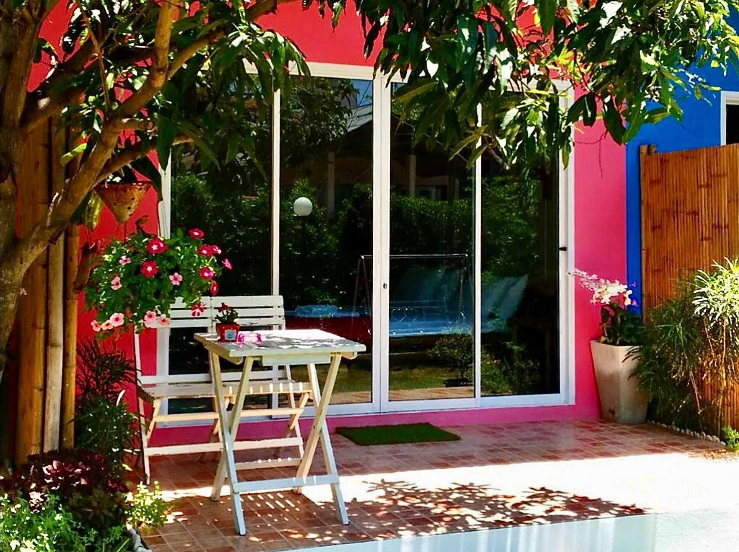 Patio in Namaste resort