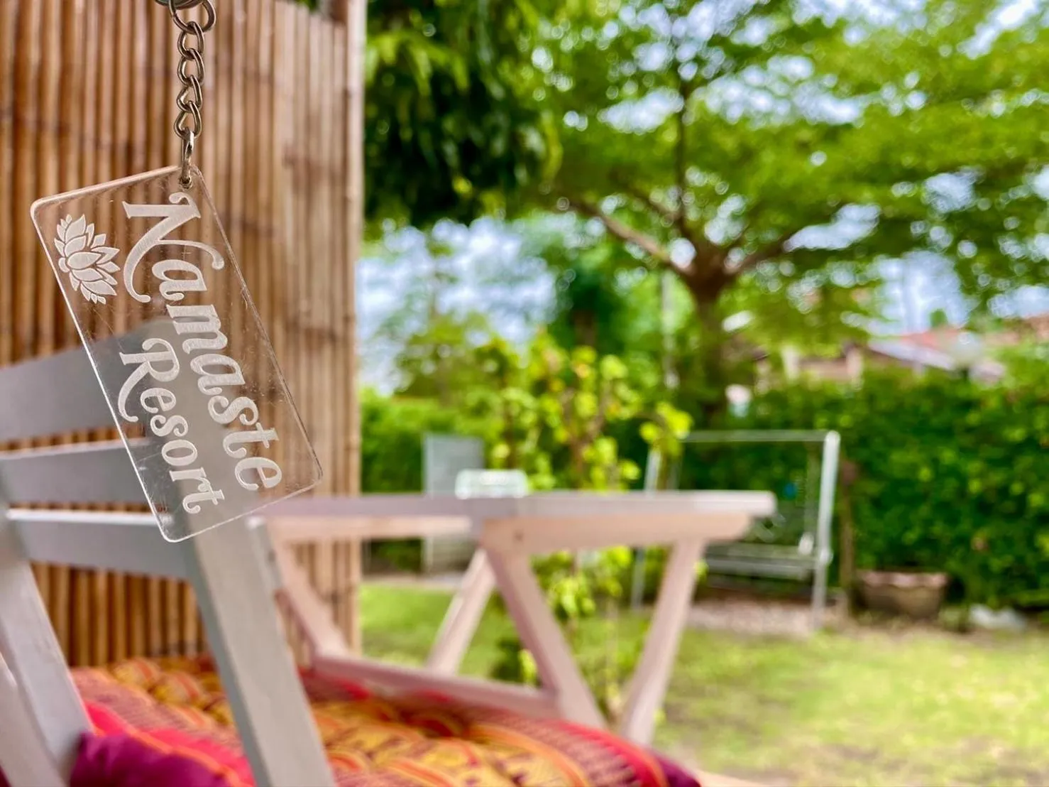 Patio in Namaste resort