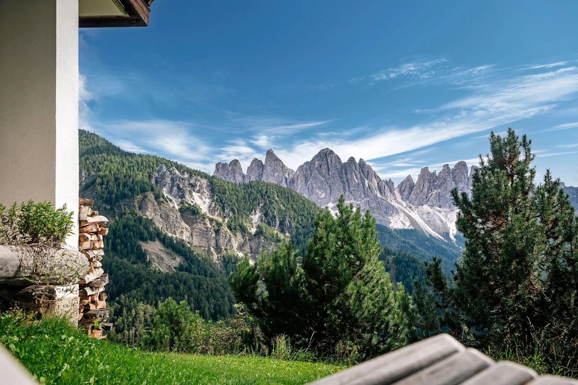 View (from property/room) in Schopplhof - panoramic apartments dolomites