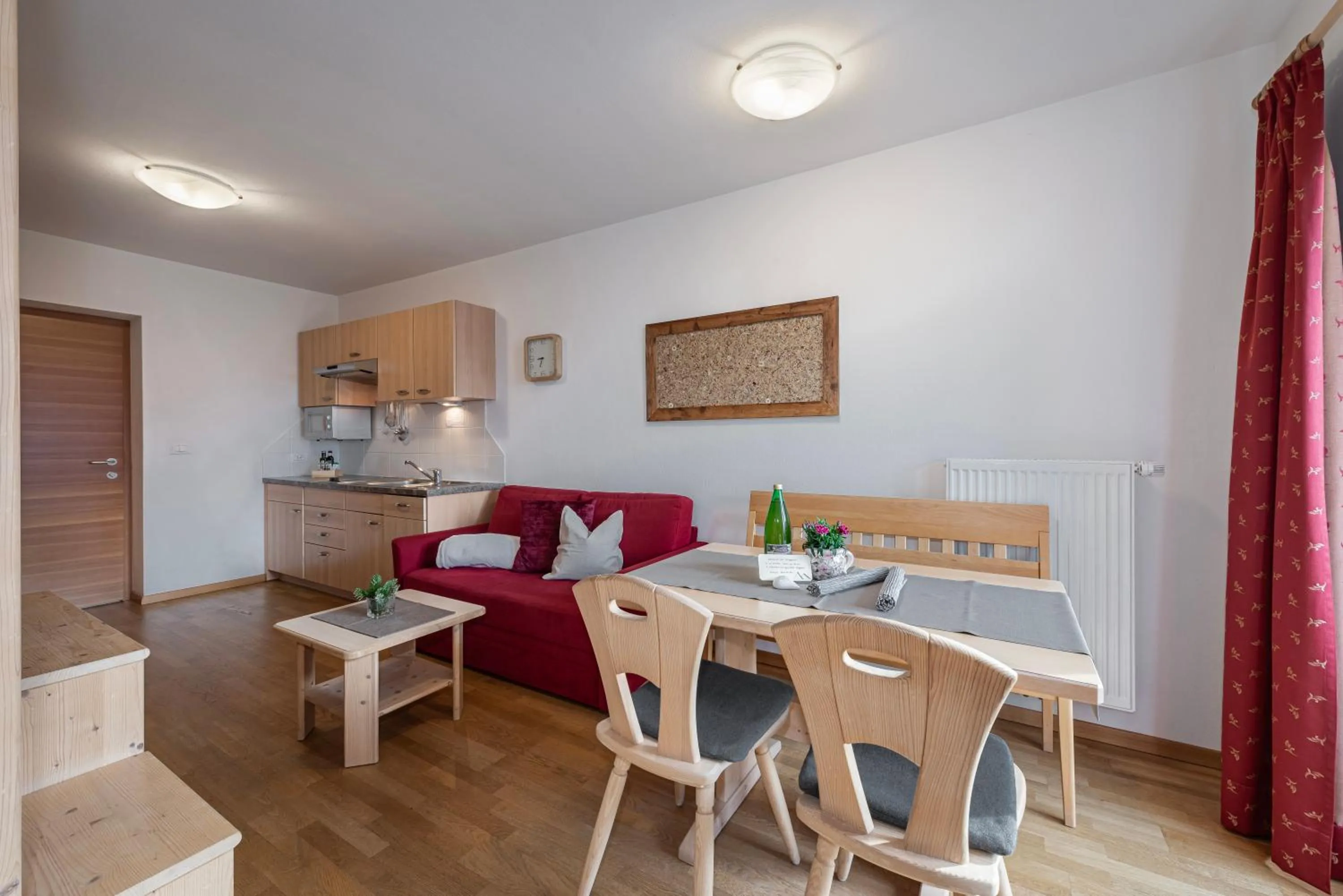 Living room in Schopplhof - panoramic apartments dolomites