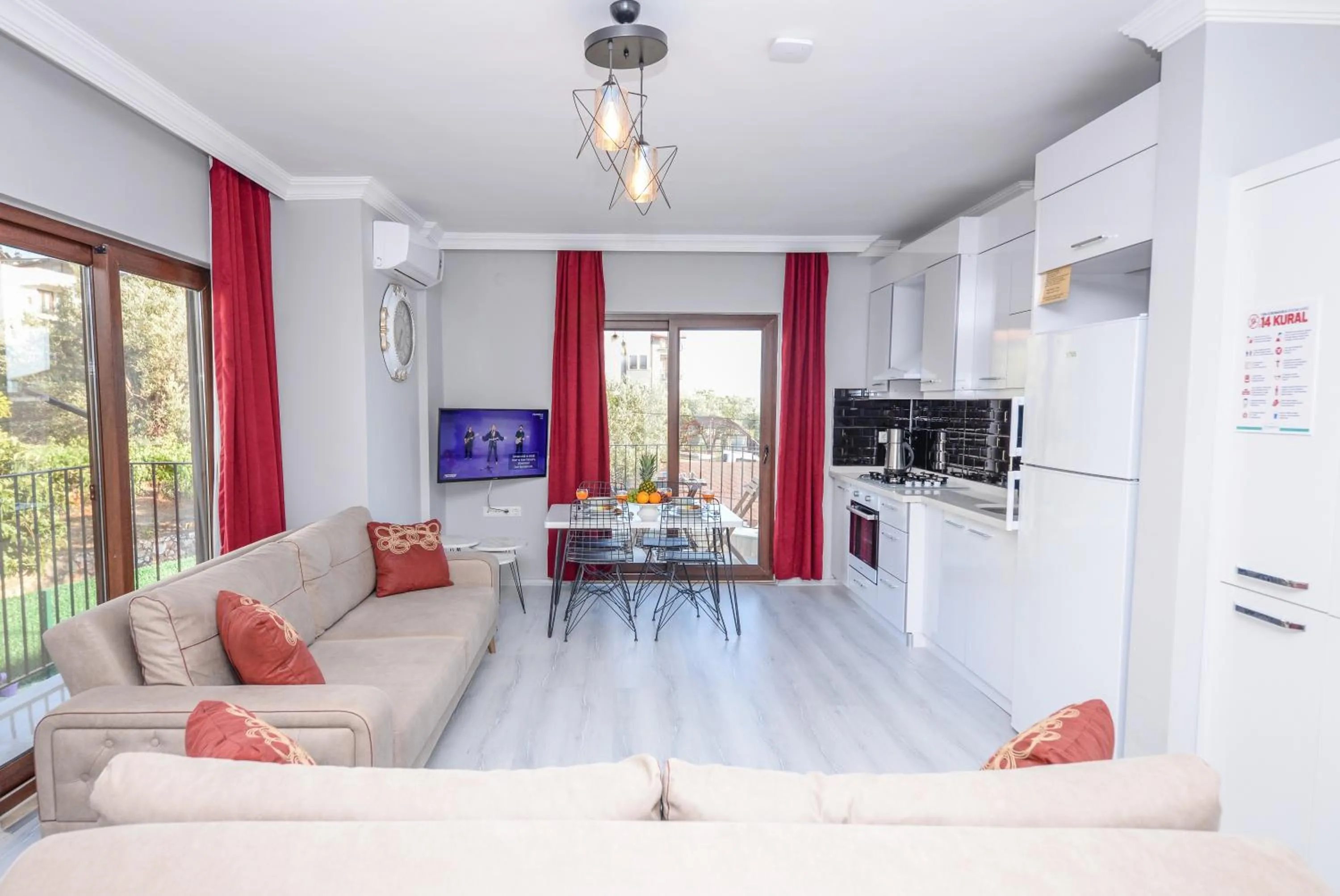 Living room in Bahçe Apart