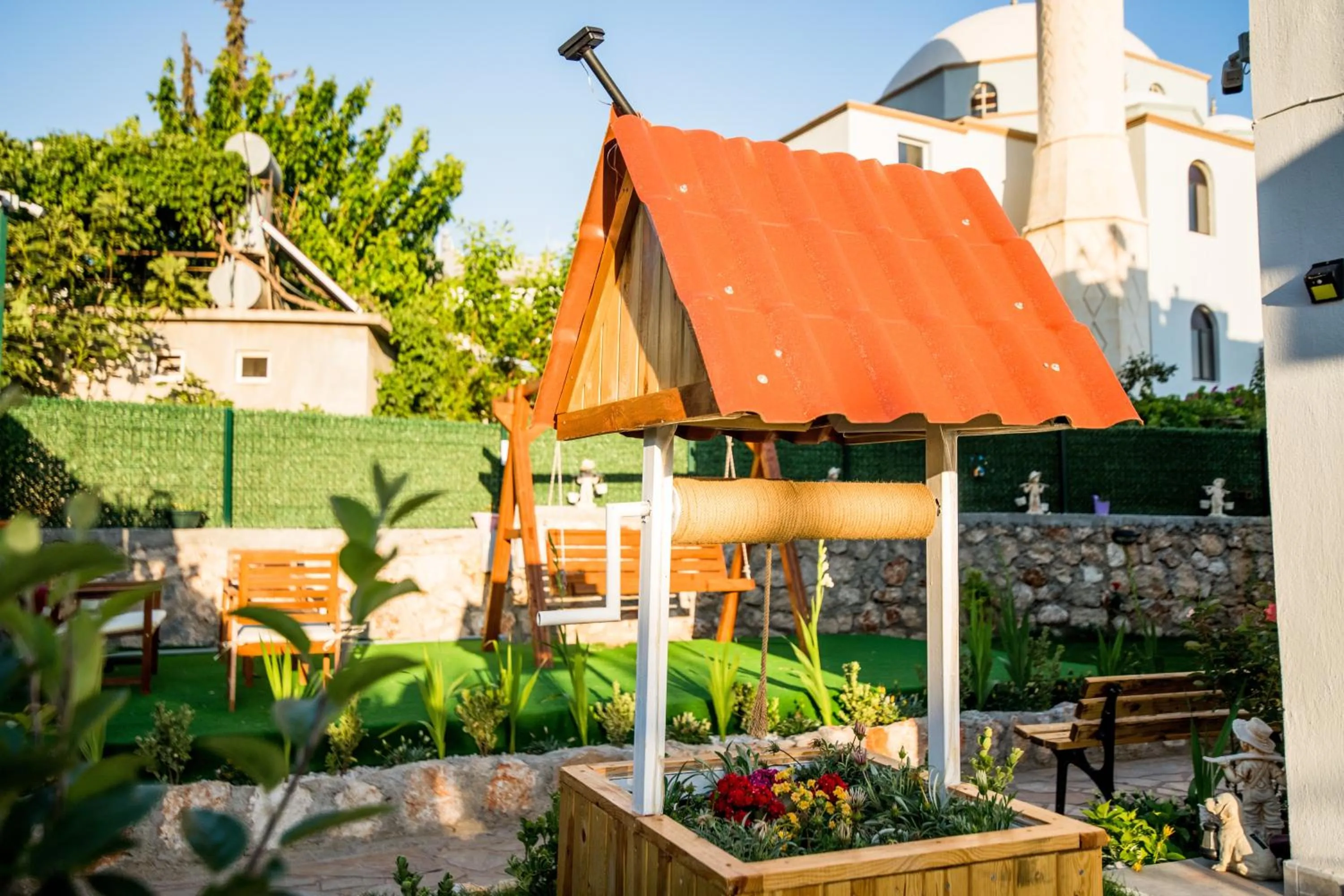 Garden view in Bahçe Apart