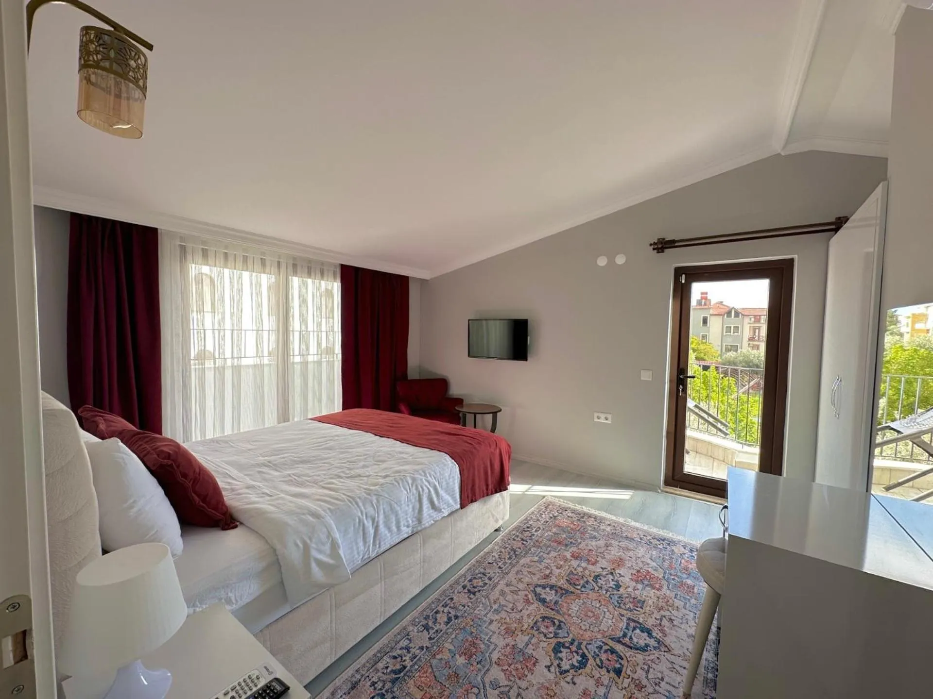 Bedroom, Bed in Bahçe Apart