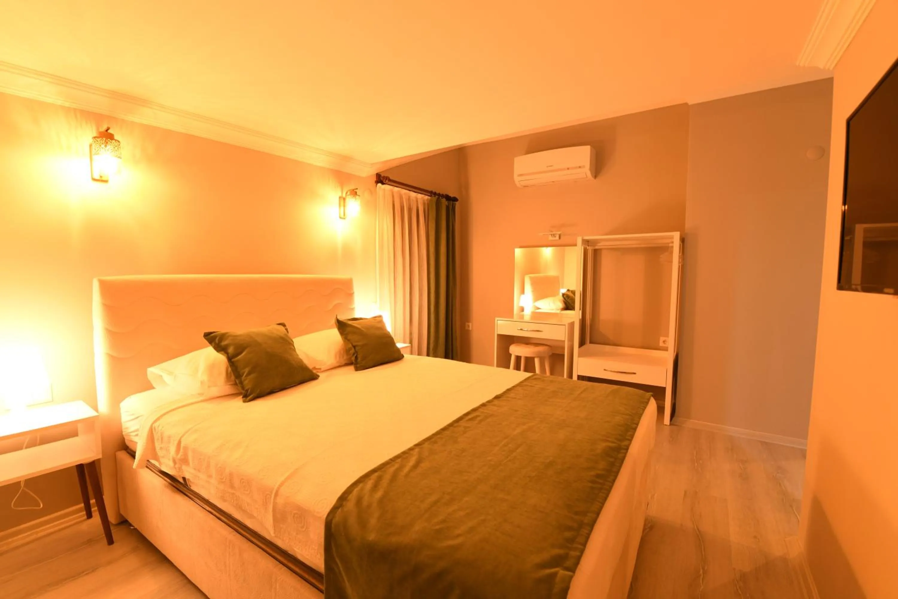 Bedroom, Bed in Bahçe Apart