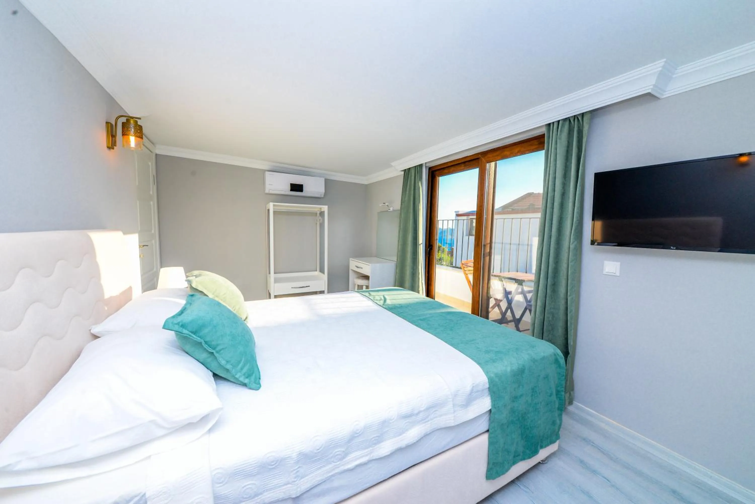 Bedroom, Bed in Bahçe Apart