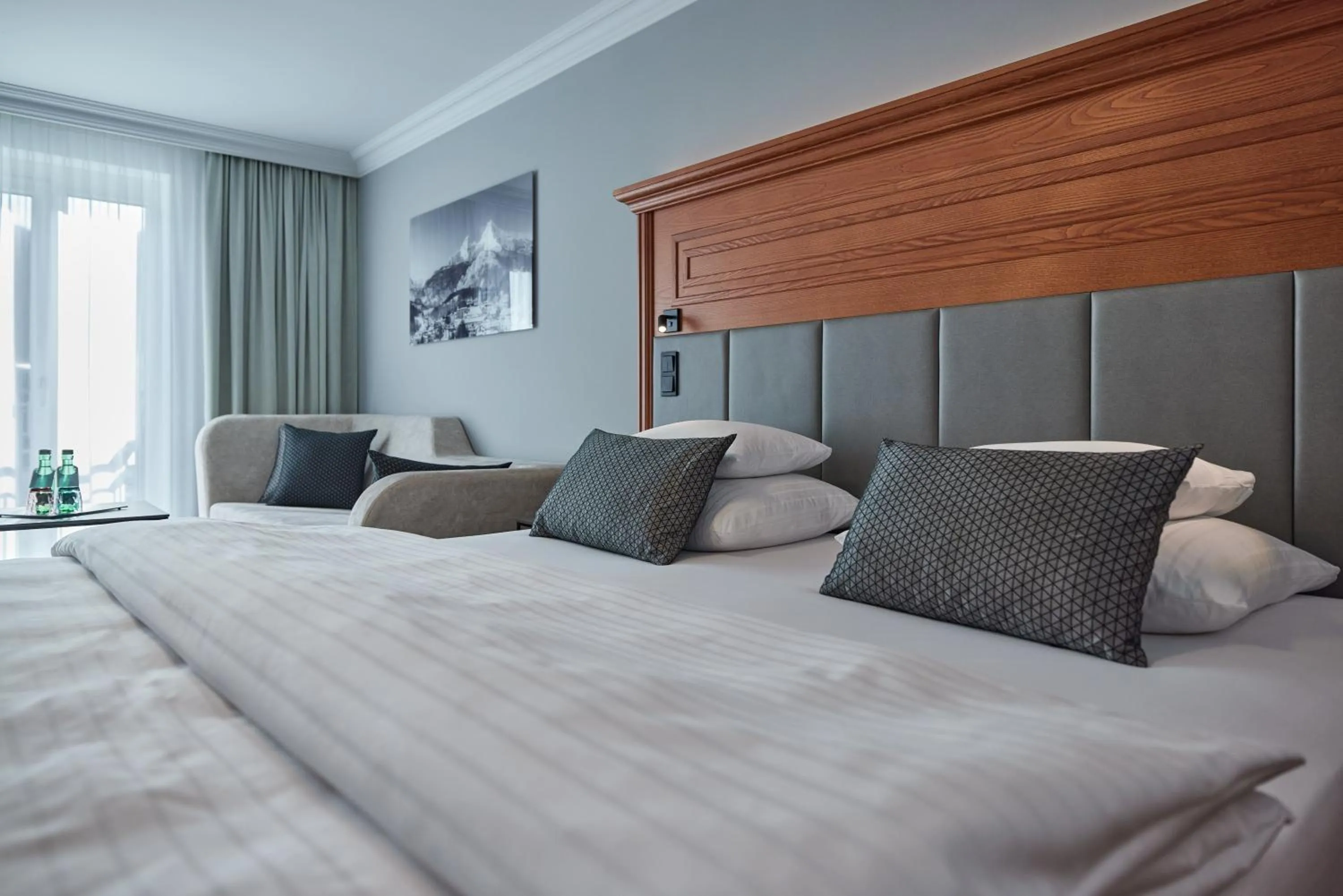 Bed in Hotel EDELWEISS Berchtesgaden Superior