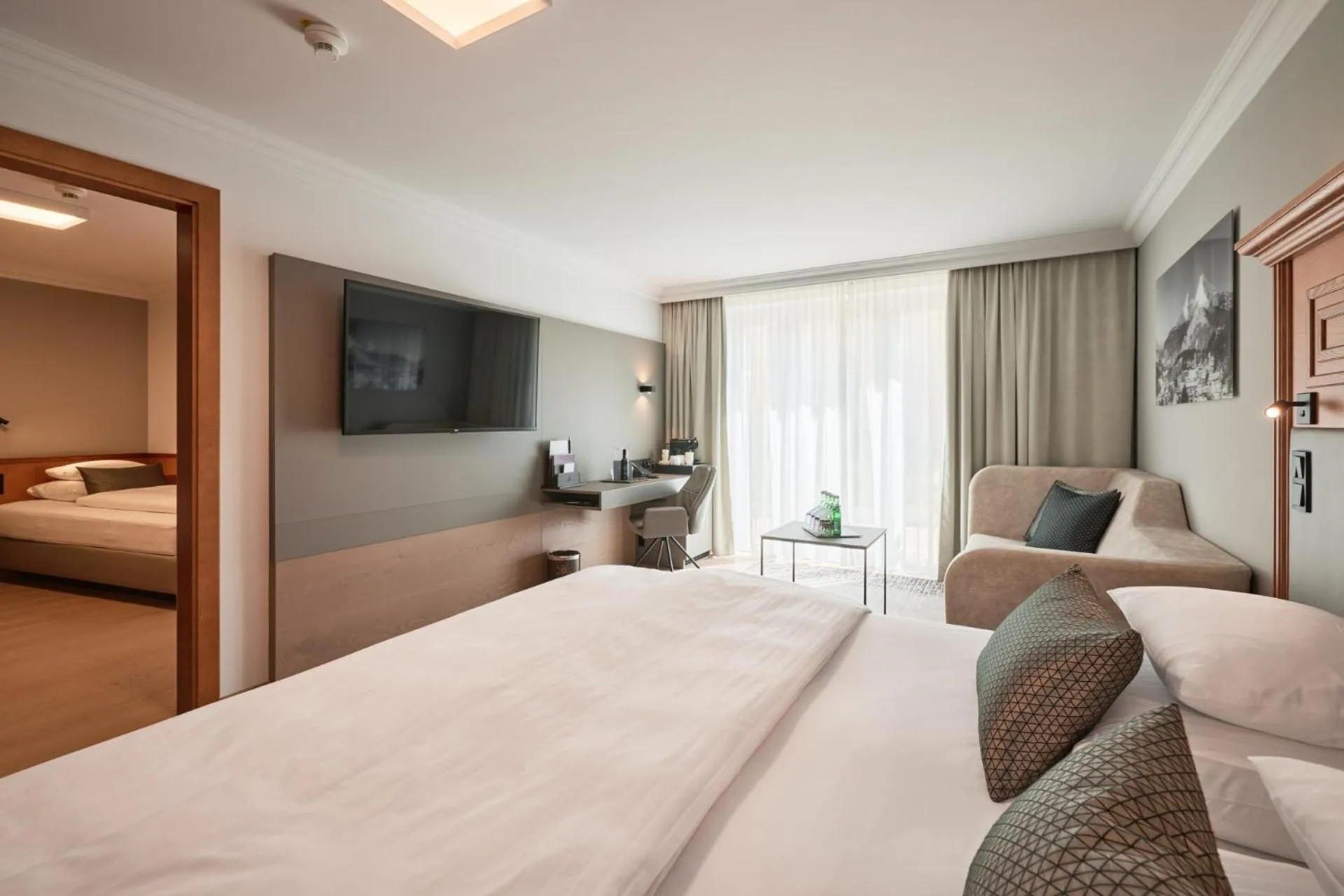 Bed in Hotel EDELWEISS Berchtesgaden Superior