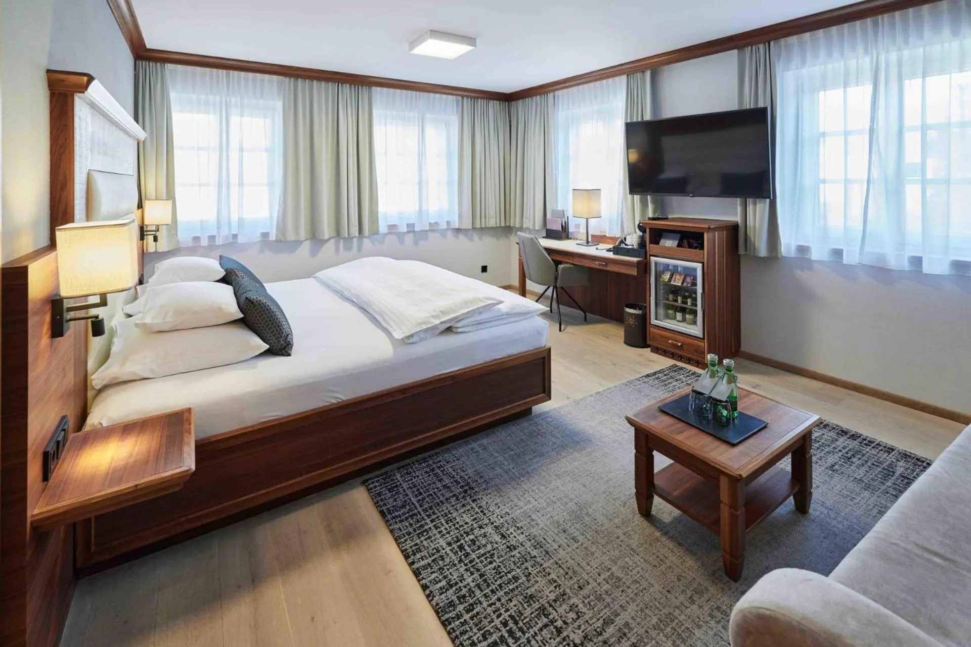 Bed in Hotel EDELWEISS Berchtesgaden Superior