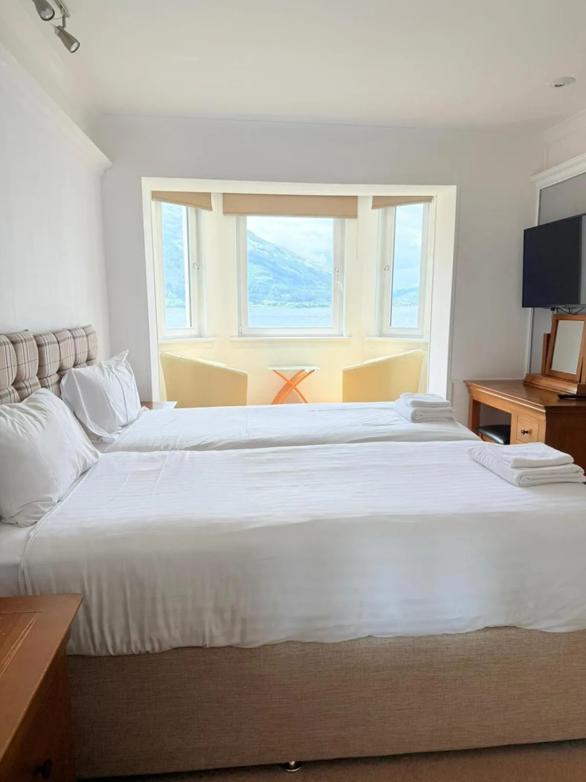 Bedroom, Bed in The Lodge on the Loch by OYO