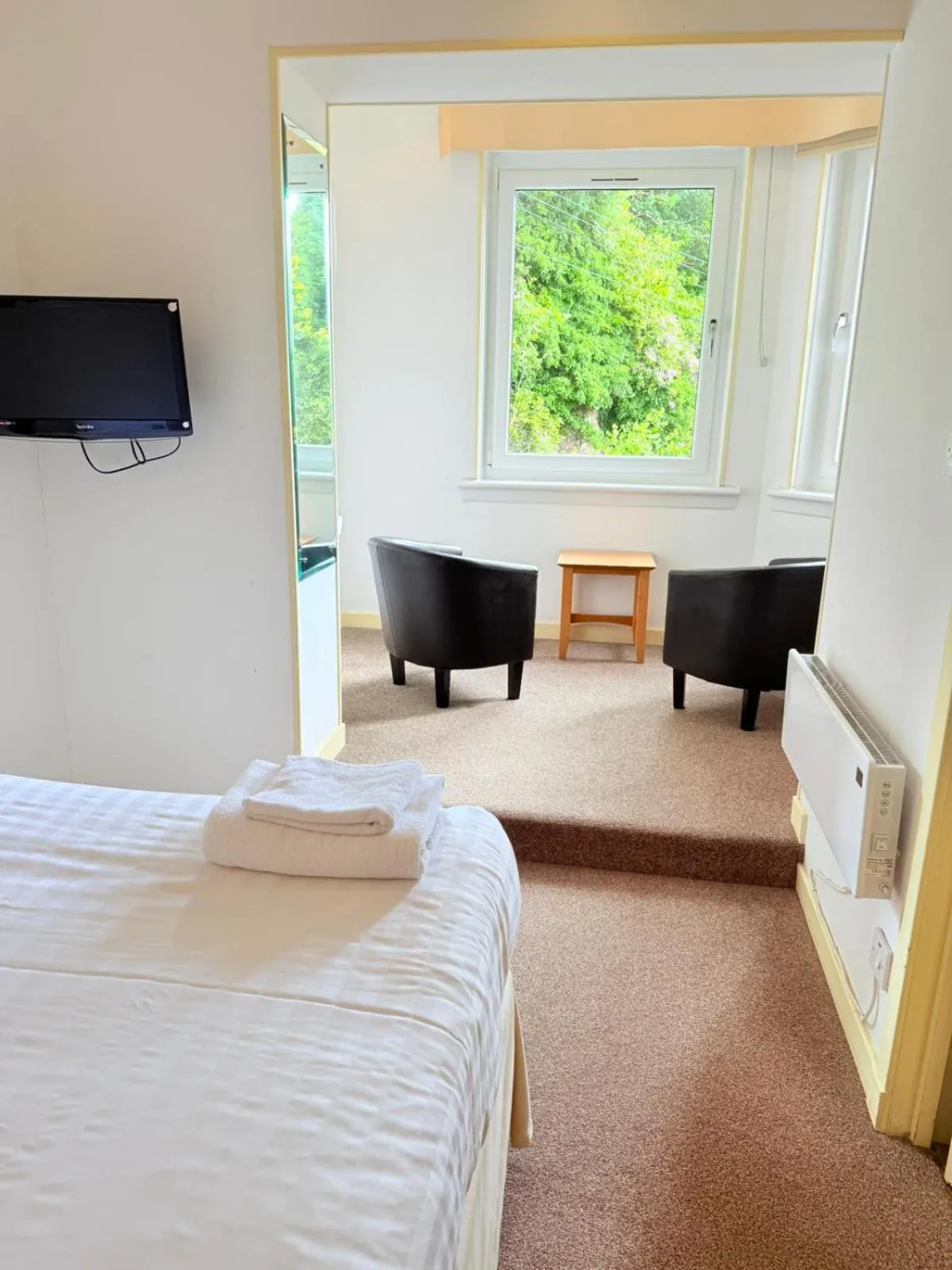 Bedroom, Bed in The Lodge on the Loch by OYO