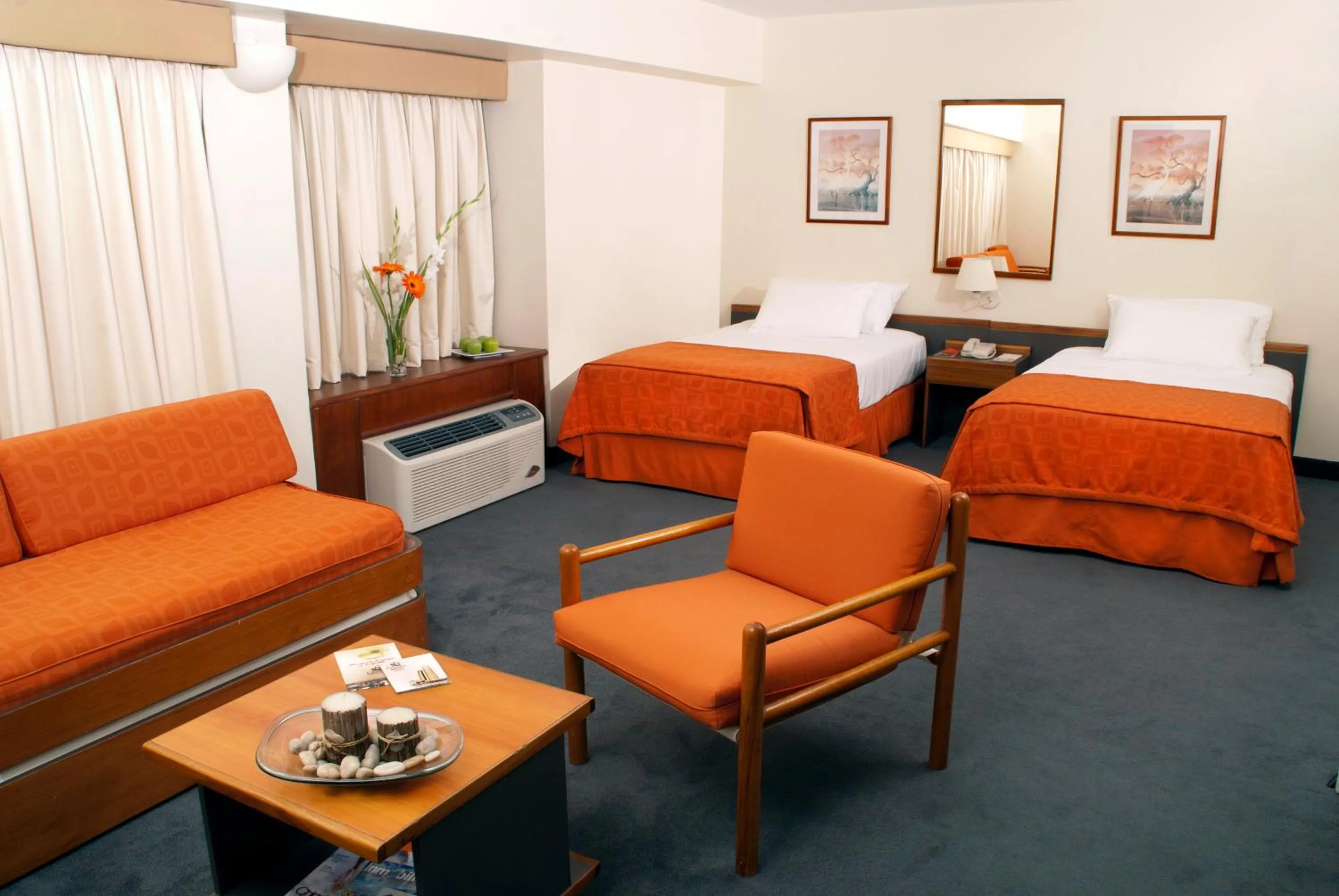 Photo of the whole room in Hotel Cristina Suites