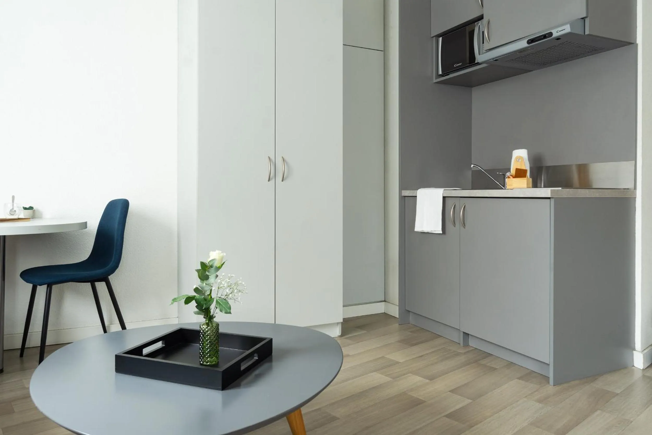 Kitchen or kitchenette in City Résidence Strasbourg Centre