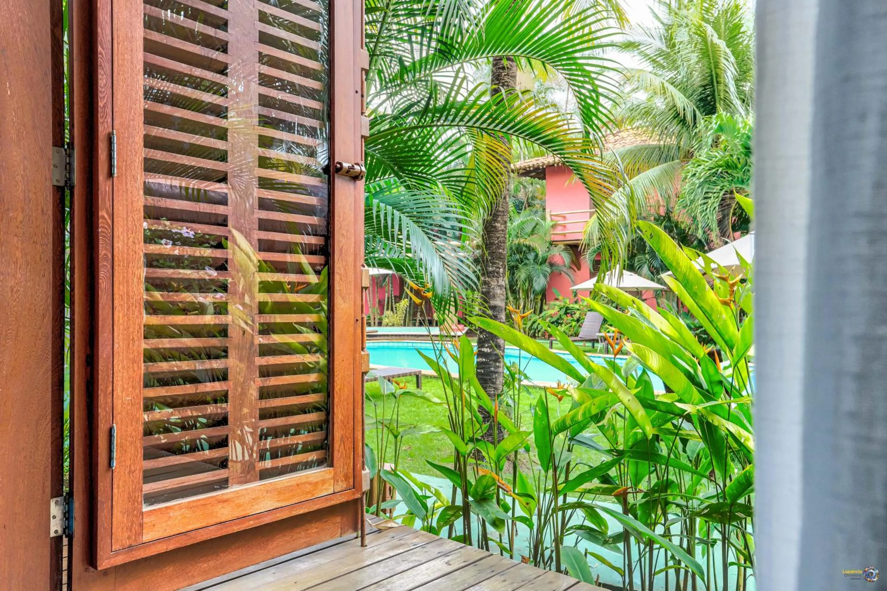 Garden in Pousada Vira Canoa