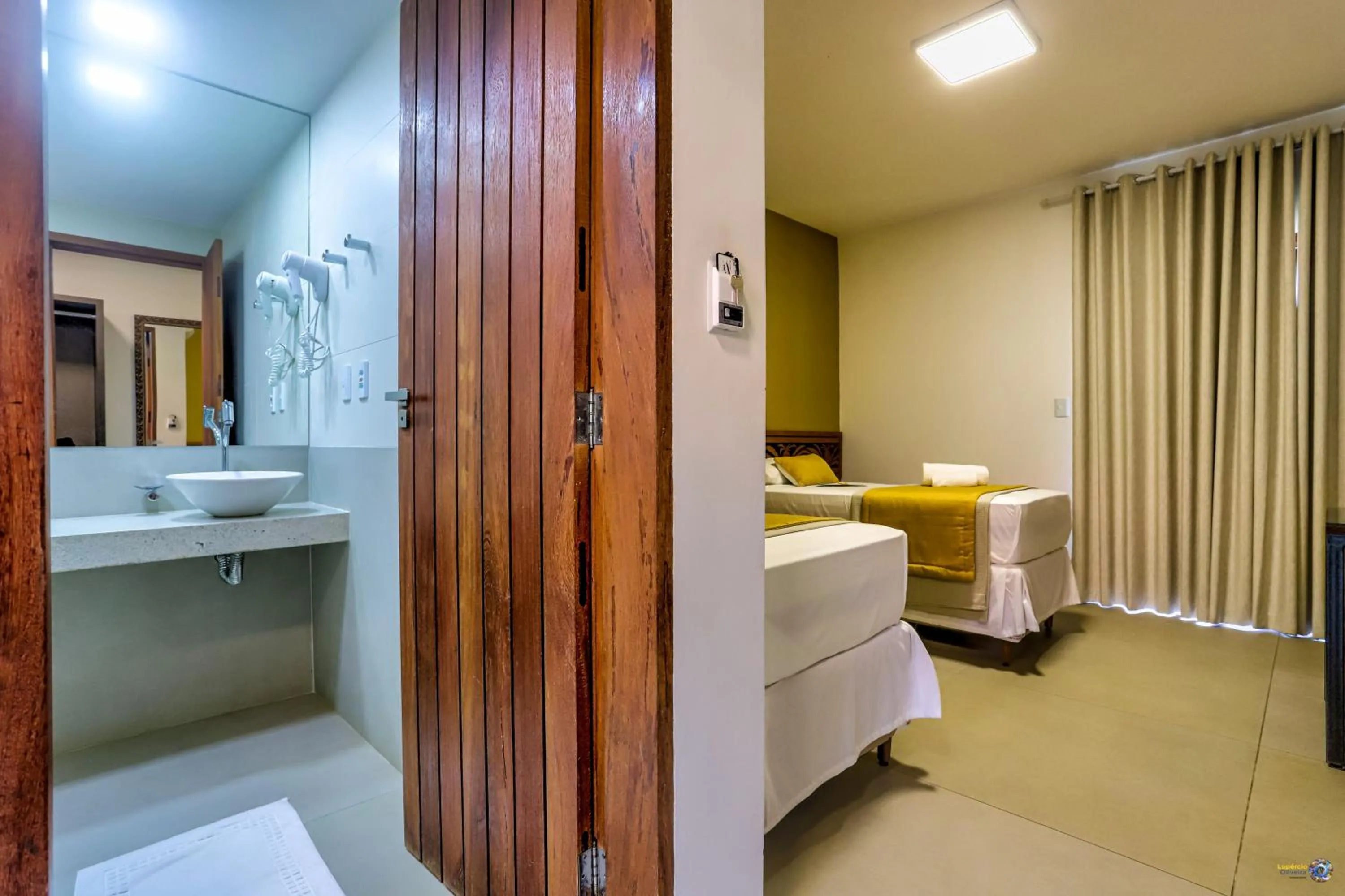 Bed in Pousada Vira Canoa