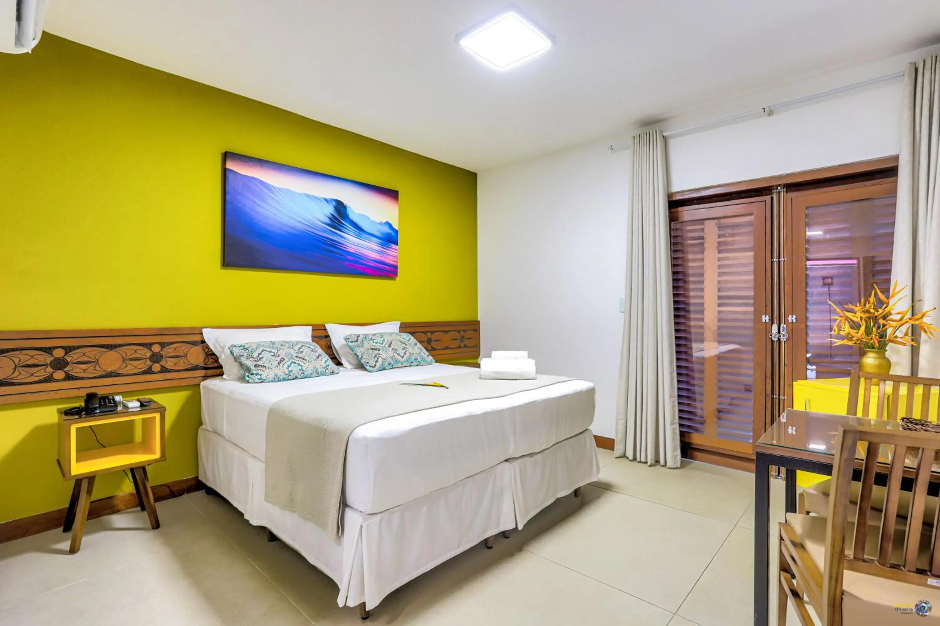 Bed in Pousada Vira Canoa