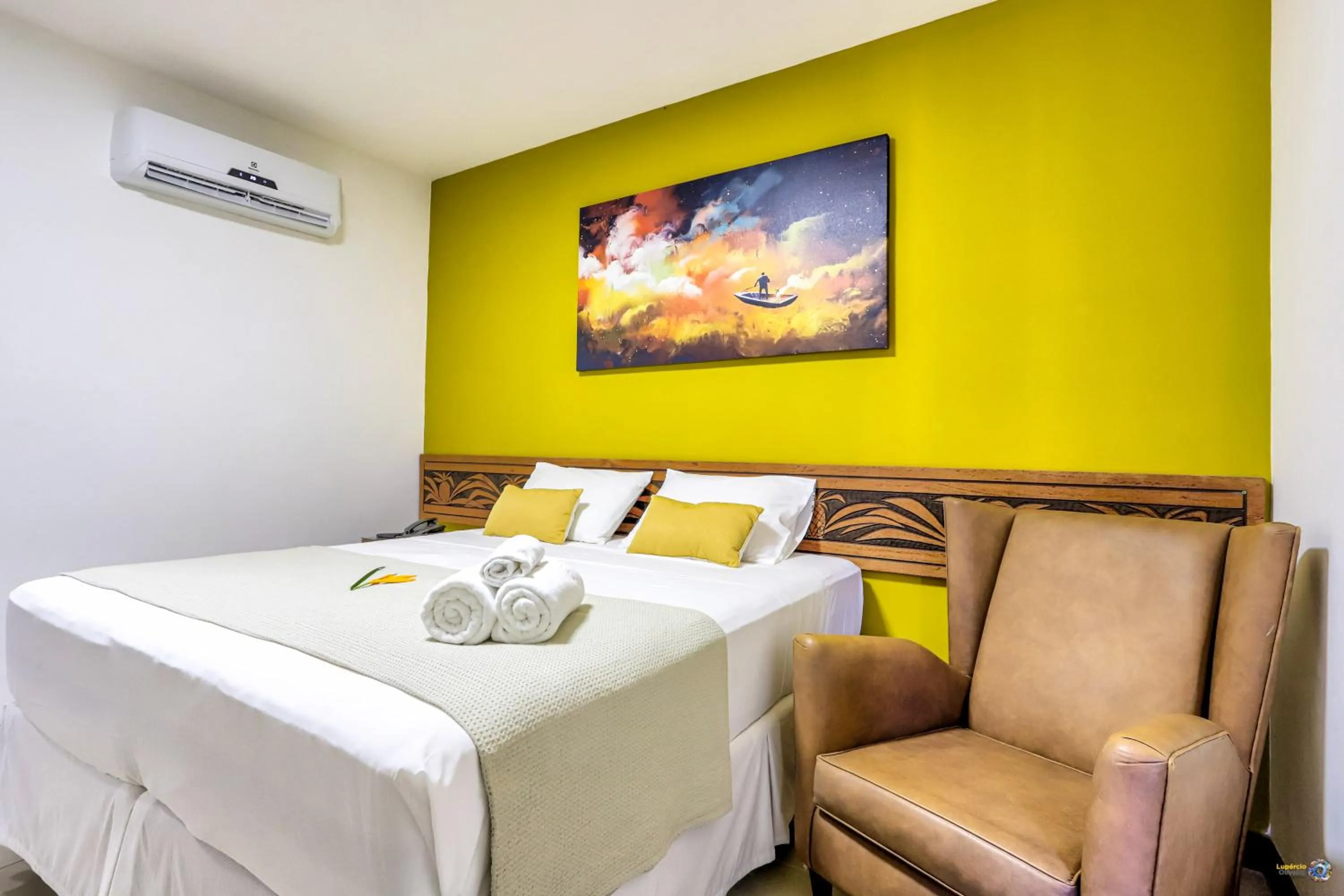 Bed in Pousada Vira Canoa