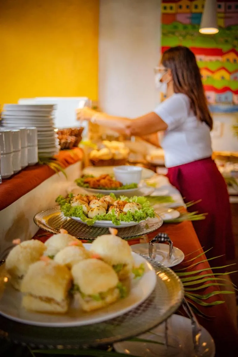 Breakfast in Pousada Vira Canoa