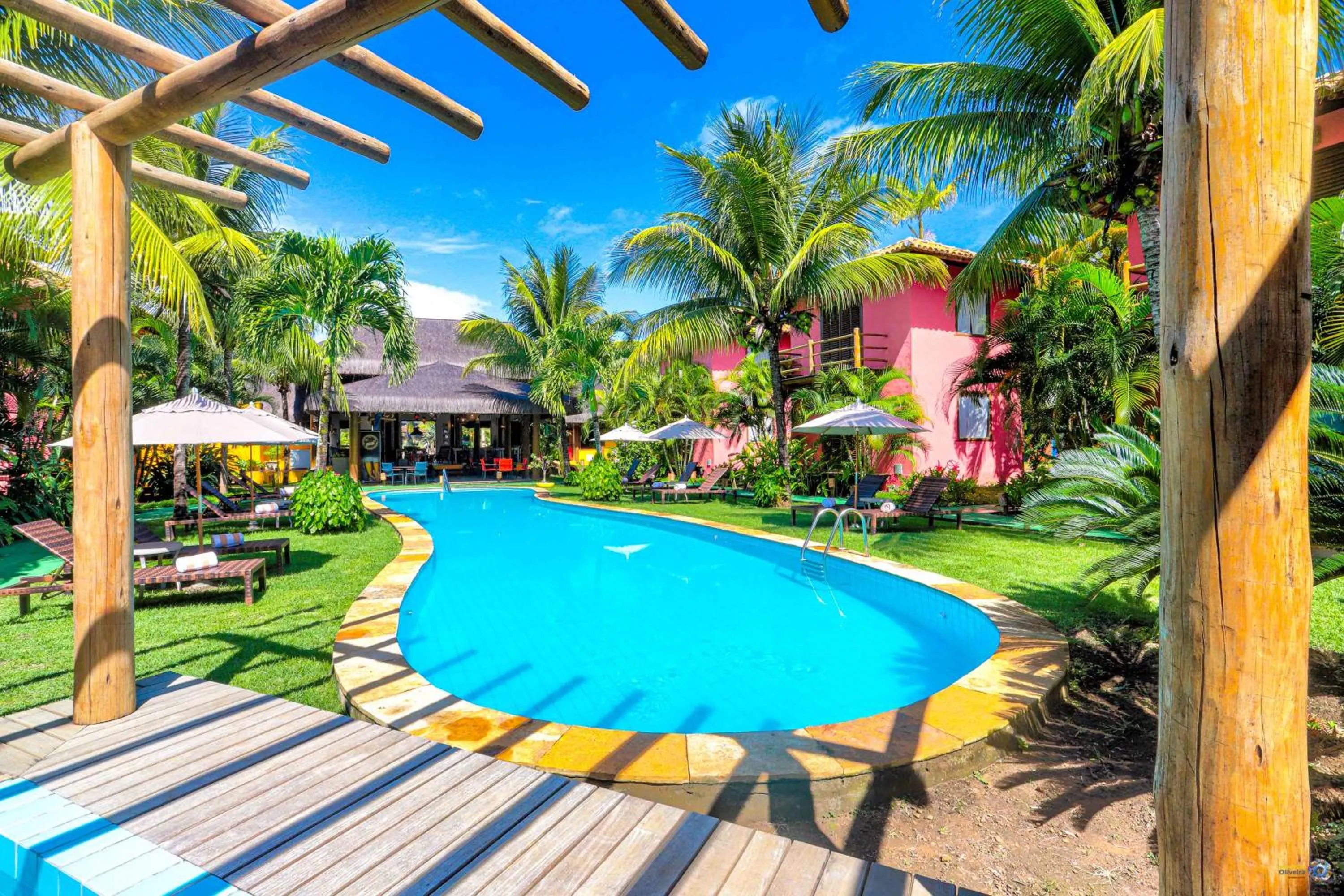 Swimming pool in Pousada Vira Canoa